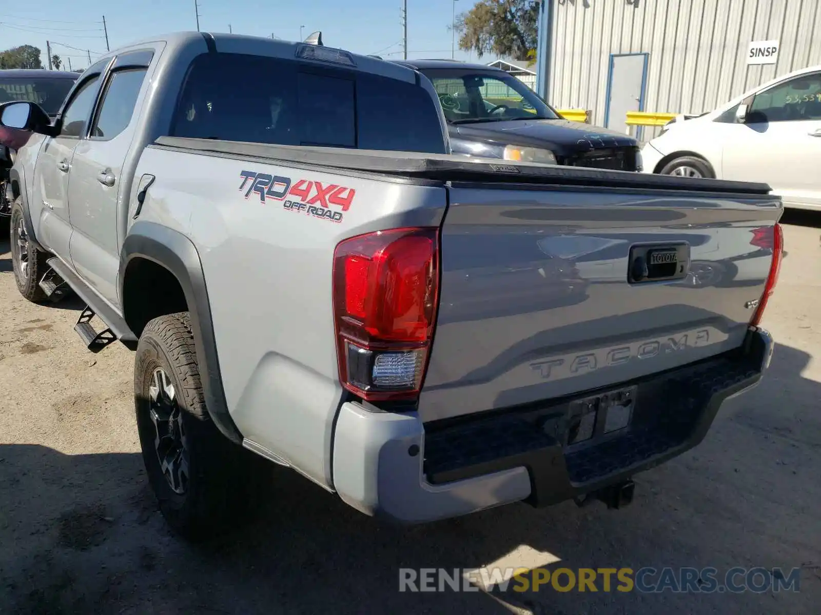 3 Photograph of a damaged car 3TMCZ5AN9KM245924 TOYOTA TACOMA 2019