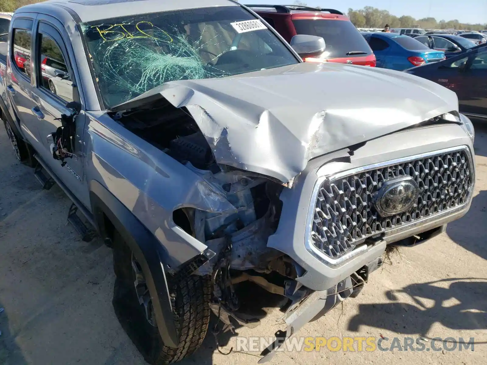 9 Photograph of a damaged car 3TMCZ5AN9KM245924 TOYOTA TACOMA 2019