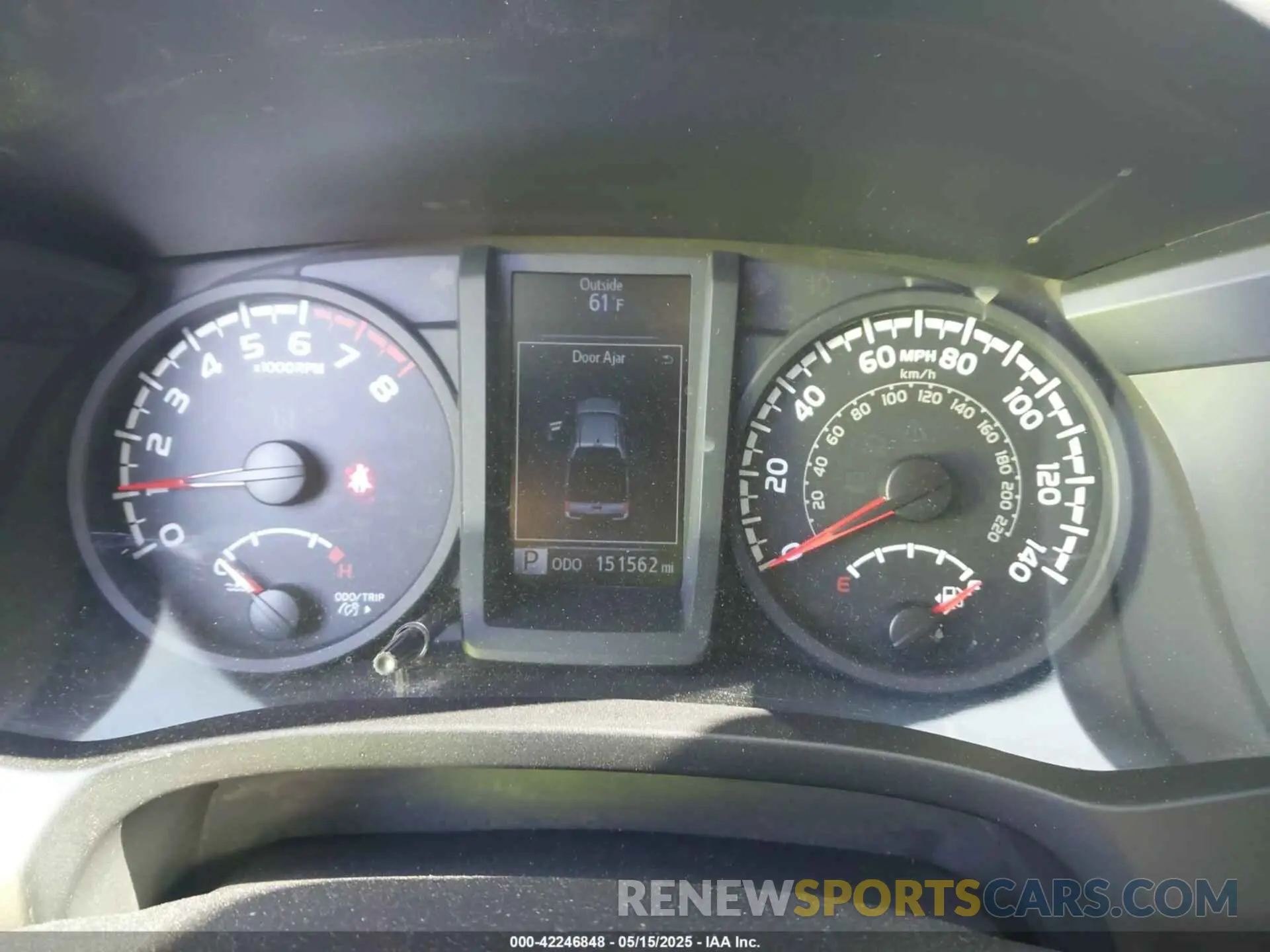 7 Photograph of a damaged car 3TMCZ5AN9KM246846 TOYOTA TACOMA 2019