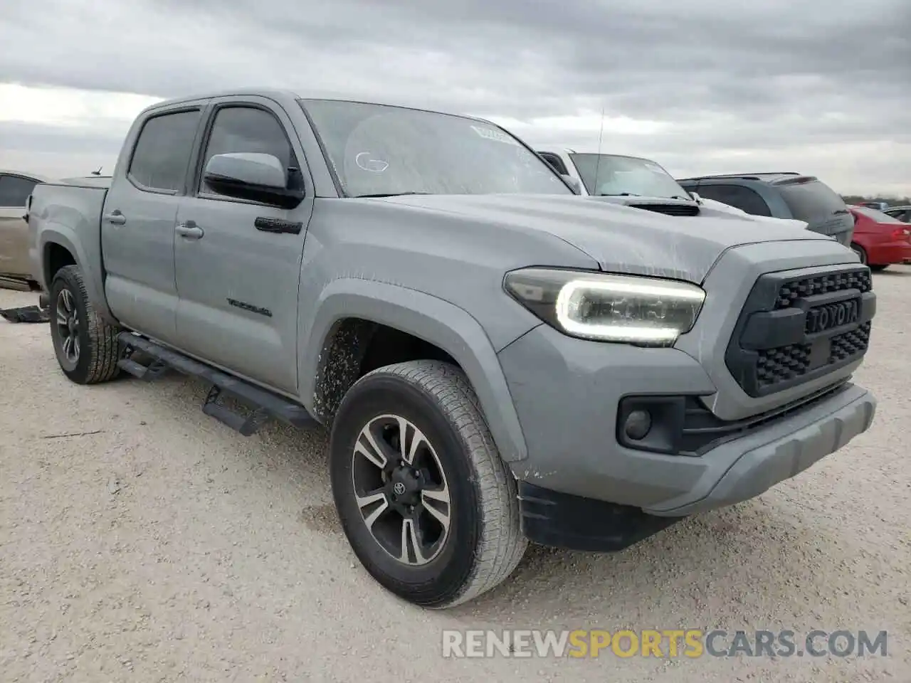 1 Photograph of a damaged car 3TMCZ5AN9KM261752 TOYOTA TACOMA 2019