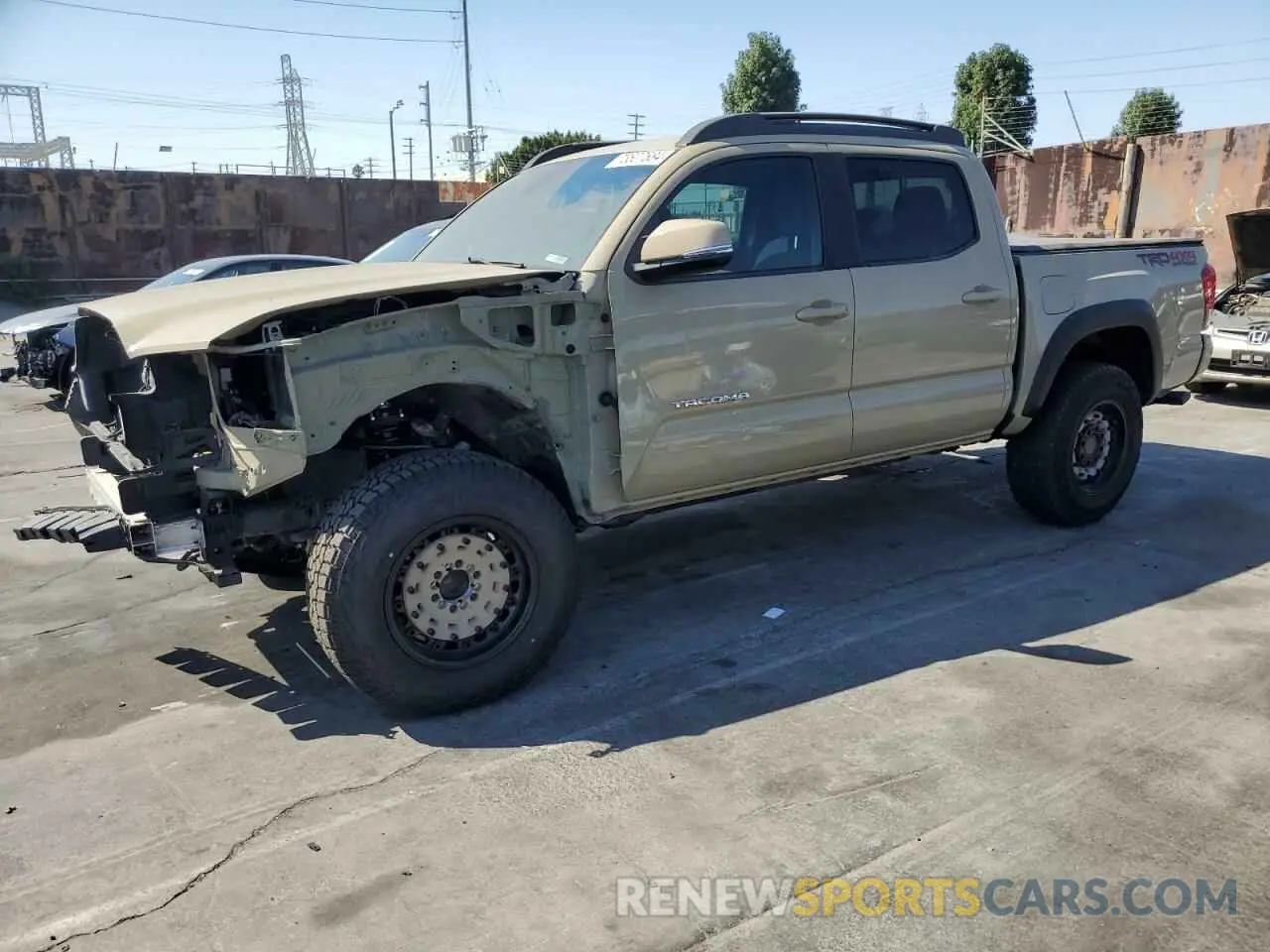 1 Photograph of a damaged car 3TMCZ5AN9KM273397 TOYOTA TACOMA 2019