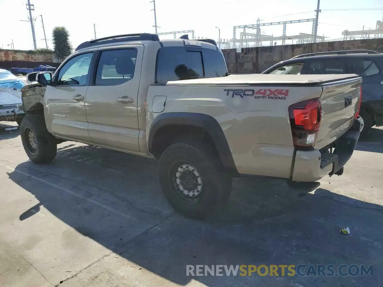 2 Photograph of a damaged car 3TMCZ5AN9KM273397 TOYOTA TACOMA 2019