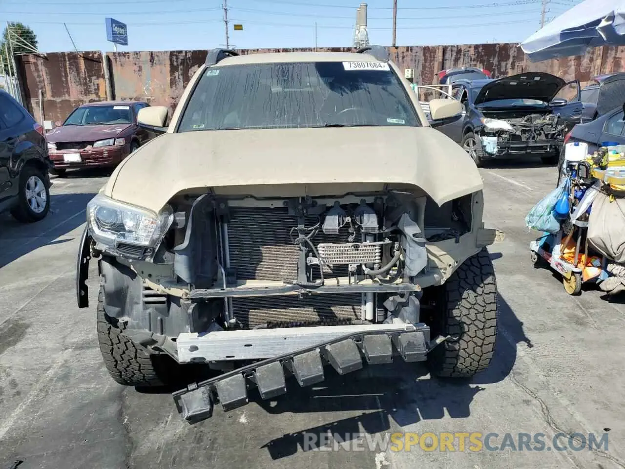 5 Photograph of a damaged car 3TMCZ5AN9KM273397 TOYOTA TACOMA 2019