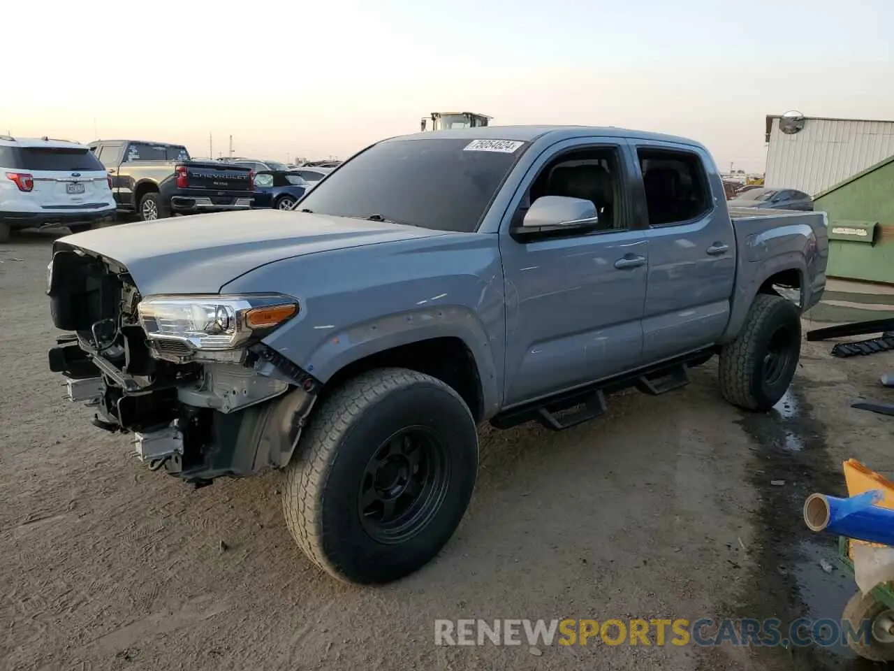 1 Photograph of a damaged car 3TMCZ5AN9KM281936 TOYOTA TACOMA 2019