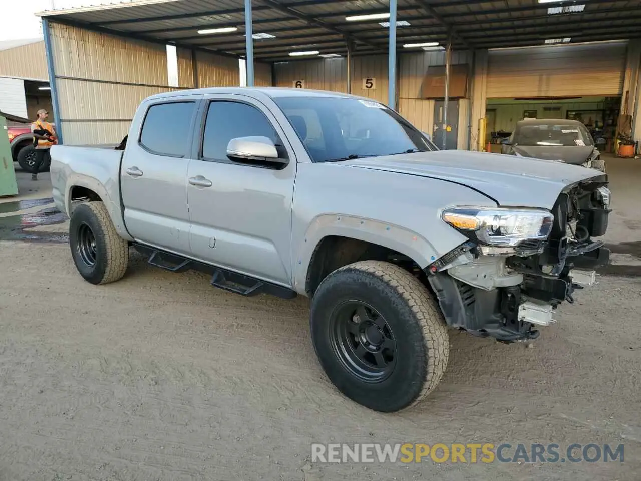 4 Photograph of a damaged car 3TMCZ5AN9KM281936 TOYOTA TACOMA 2019