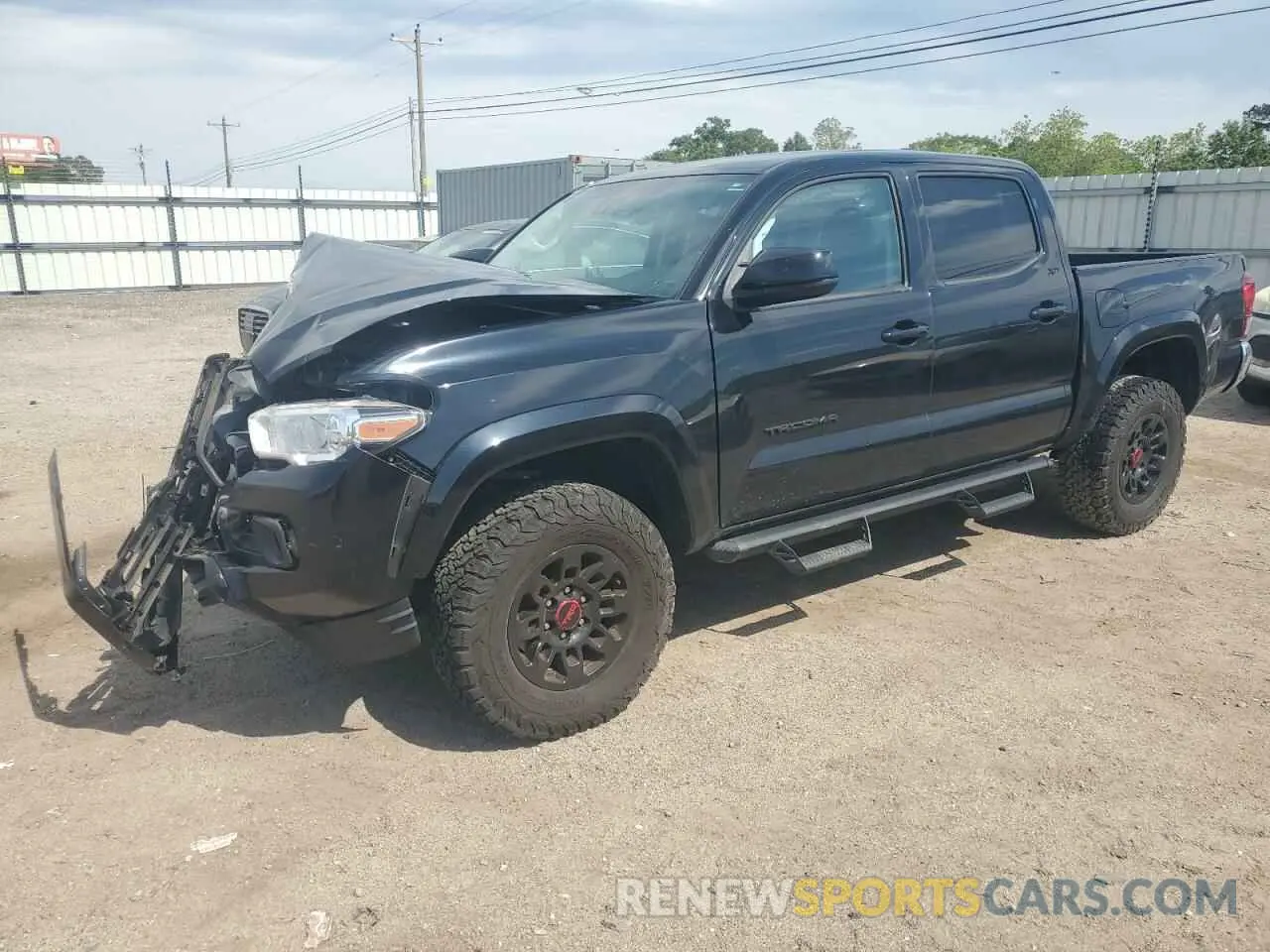 1 Photograph of a damaged car 3TMCZ5AN9KM283203 TOYOTA TACOMA 2019