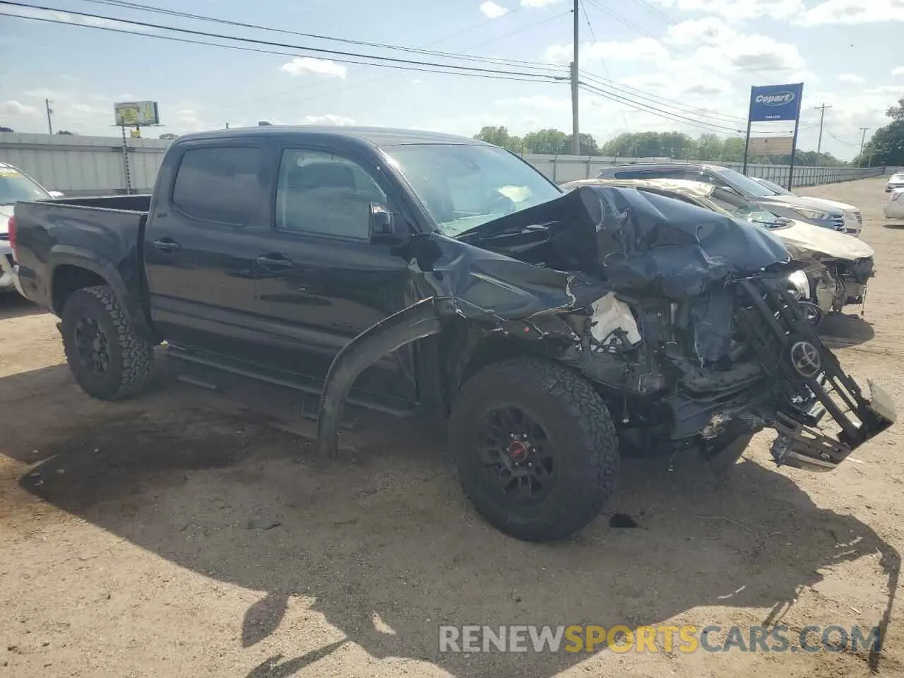 4 Photograph of a damaged car 3TMCZ5AN9KM283203 TOYOTA TACOMA 2019