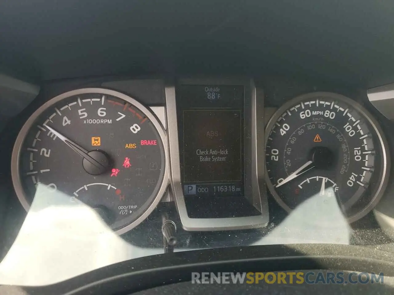 9 Photograph of a damaged car 3TMCZ5AN9KM283203 TOYOTA TACOMA 2019