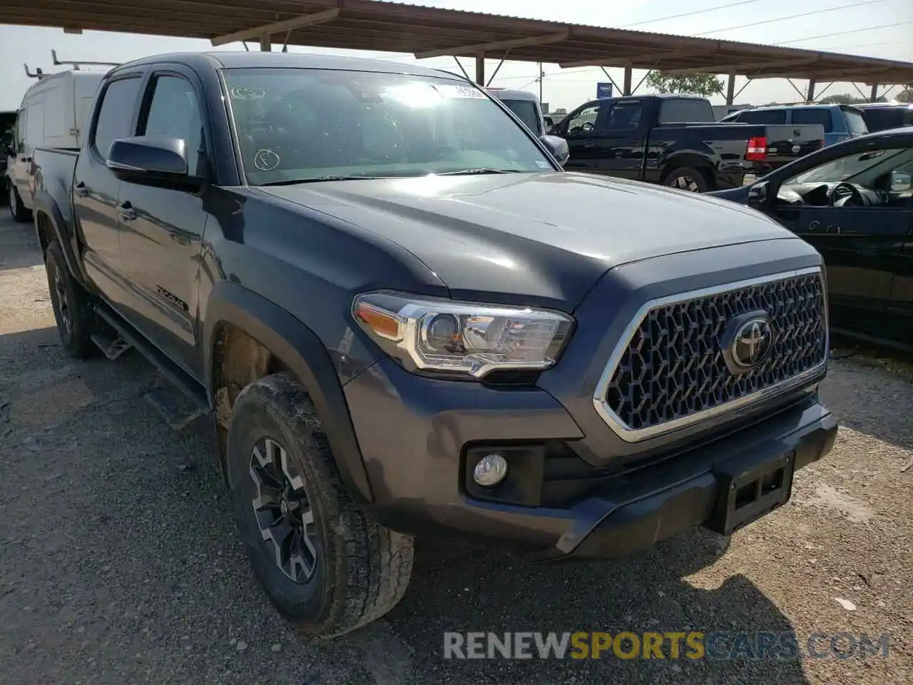 1 Photograph of a damaged car 3TMCZ5AN9KM285999 TOYOTA TACOMA 2019