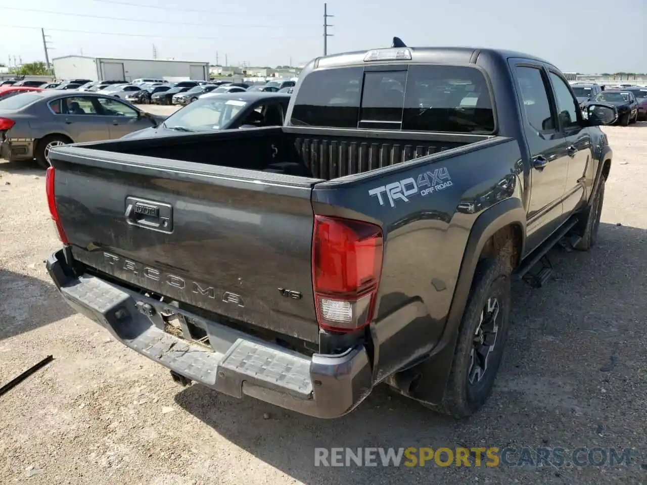 4 Photograph of a damaged car 3TMCZ5AN9KM285999 TOYOTA TACOMA 2019