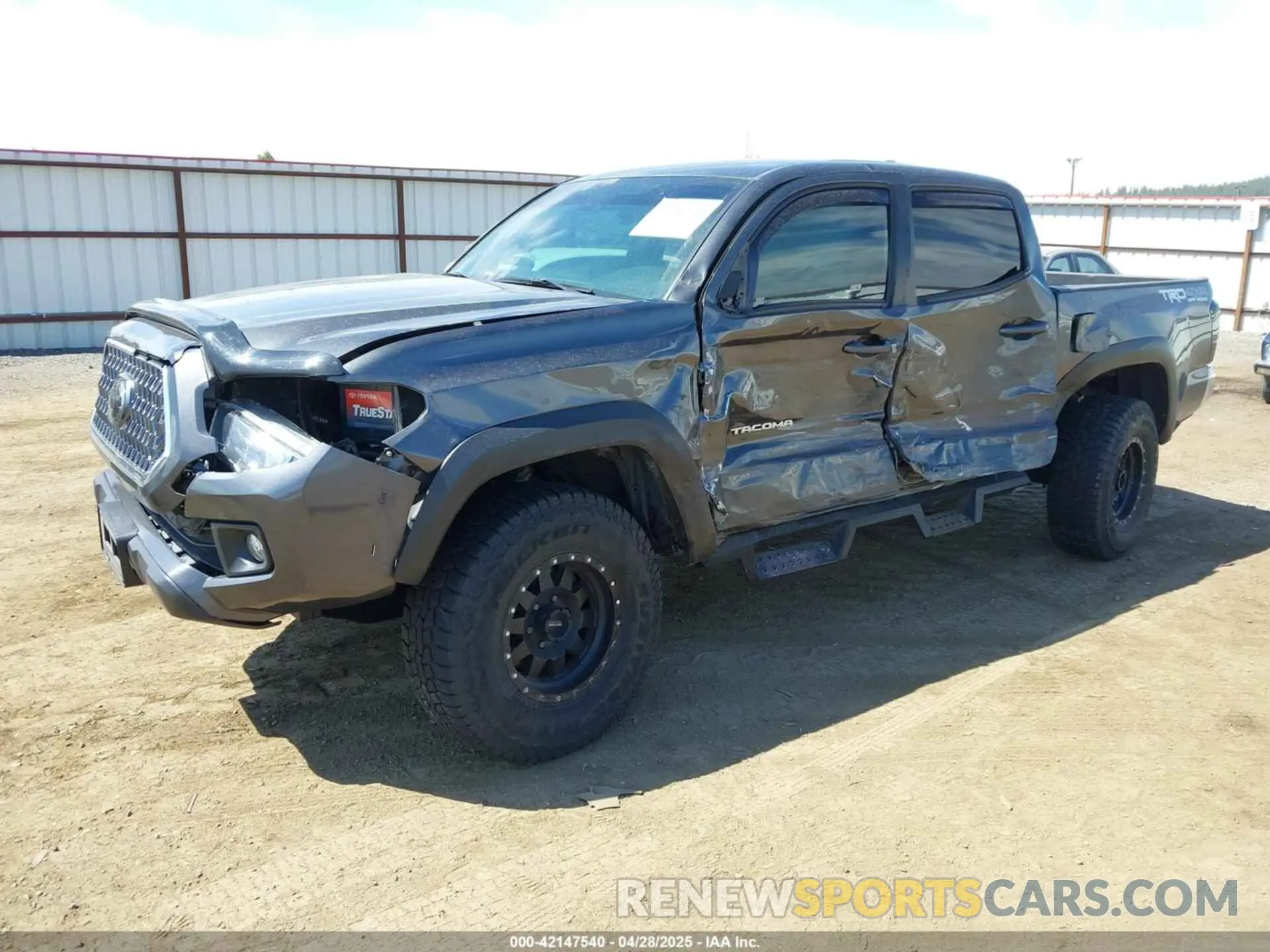 2 Photograph of a damaged car 3TMCZ5ANXKM191842 TOYOTA TACOMA 2019