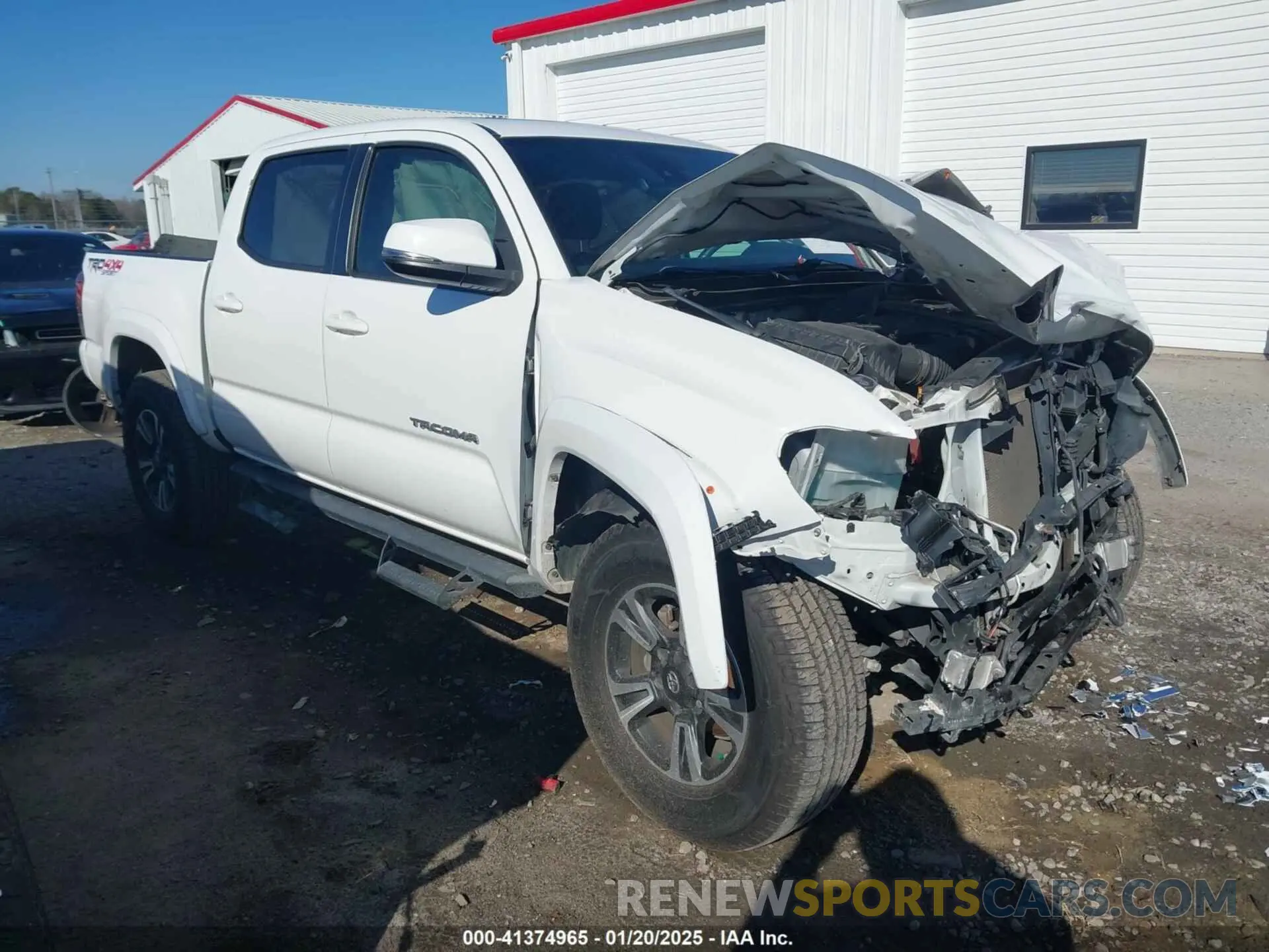 1 Photograph of a damaged car 3TMCZ5ANXKM195356 TOYOTA TACOMA 2019