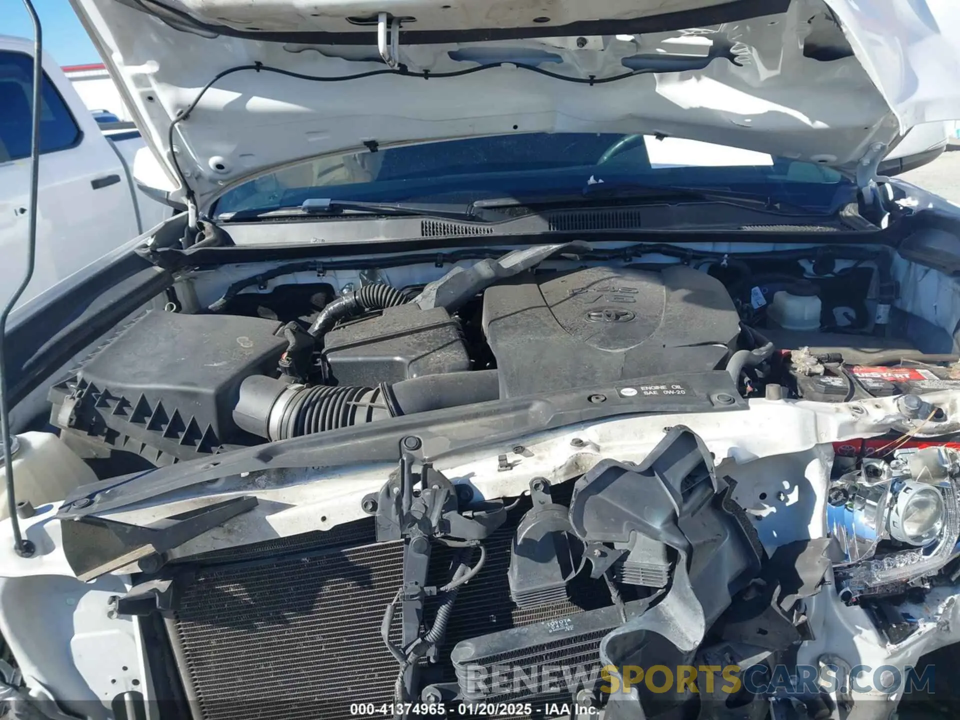 10 Photograph of a damaged car 3TMCZ5ANXKM195356 TOYOTA TACOMA 2019