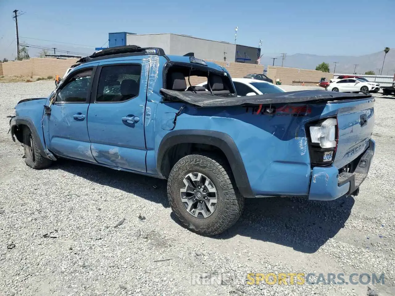 2 Photograph of a damaged car 3TMCZ5ANXKM195597 TOYOTA TACOMA 2019