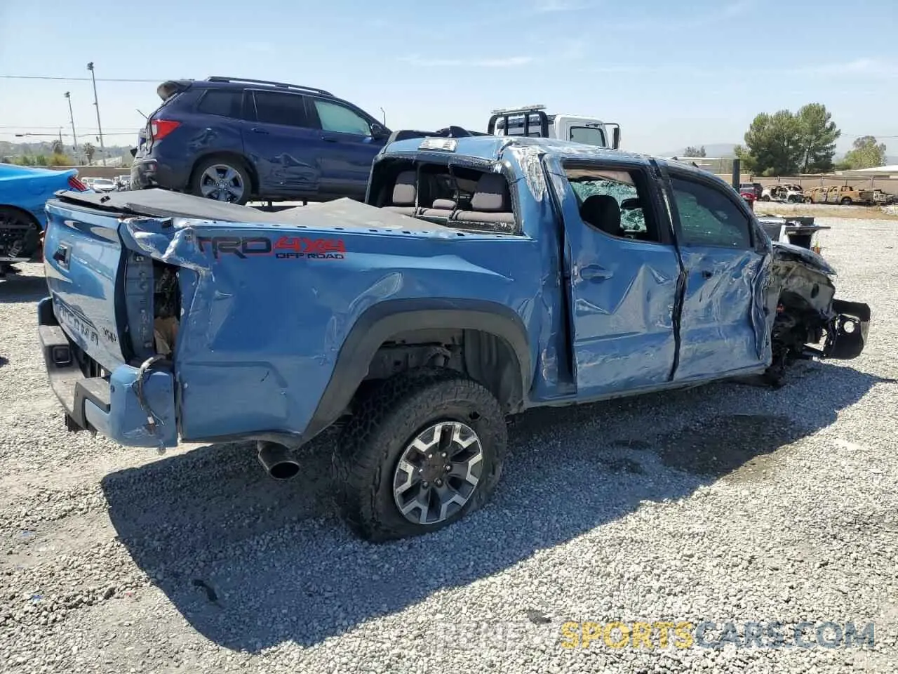 3 Photograph of a damaged car 3TMCZ5ANXKM195597 TOYOTA TACOMA 2019