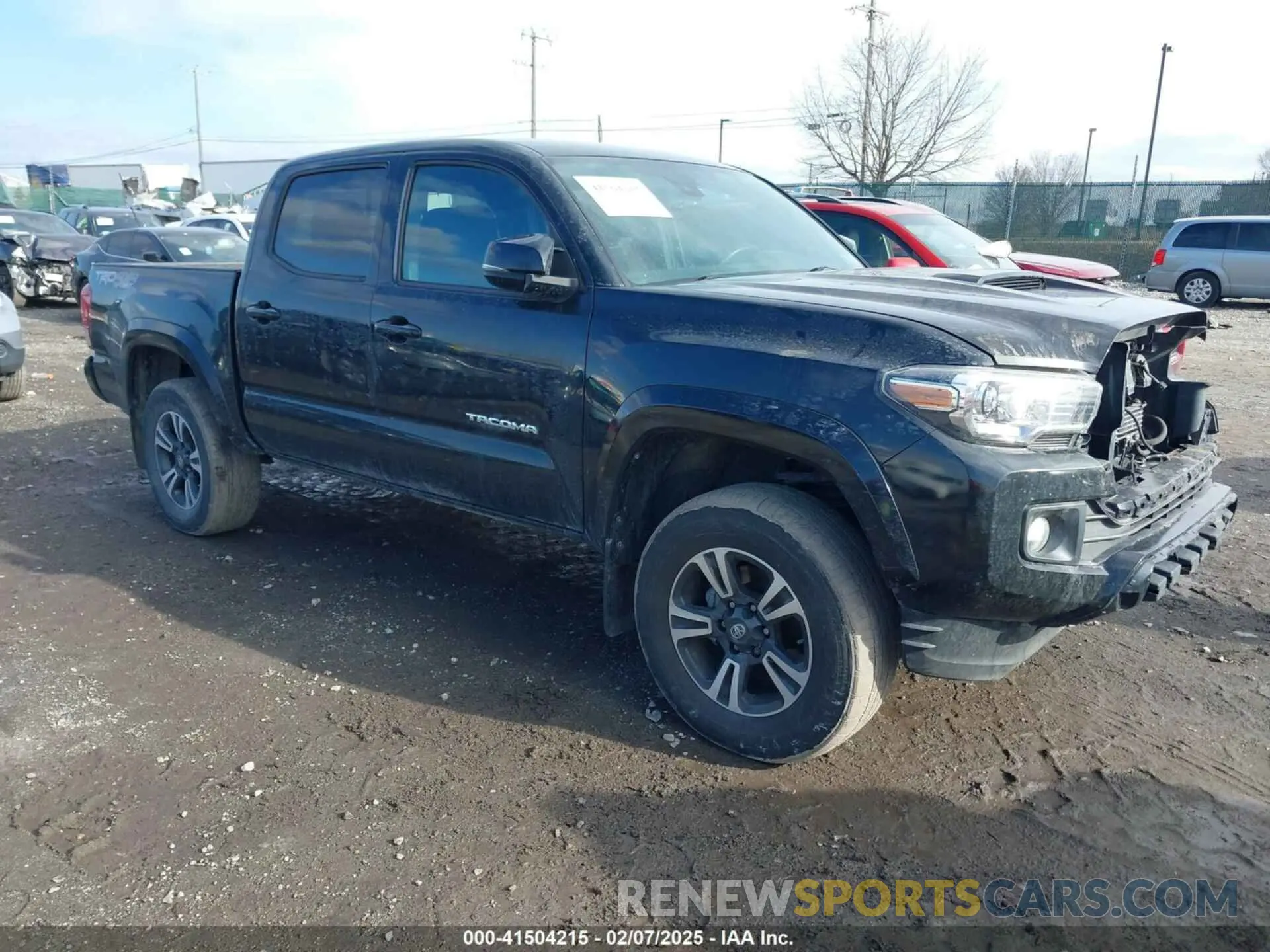 1 Photograph of a damaged car 3TMCZ5ANXKM200572 TOYOTA TACOMA 2019