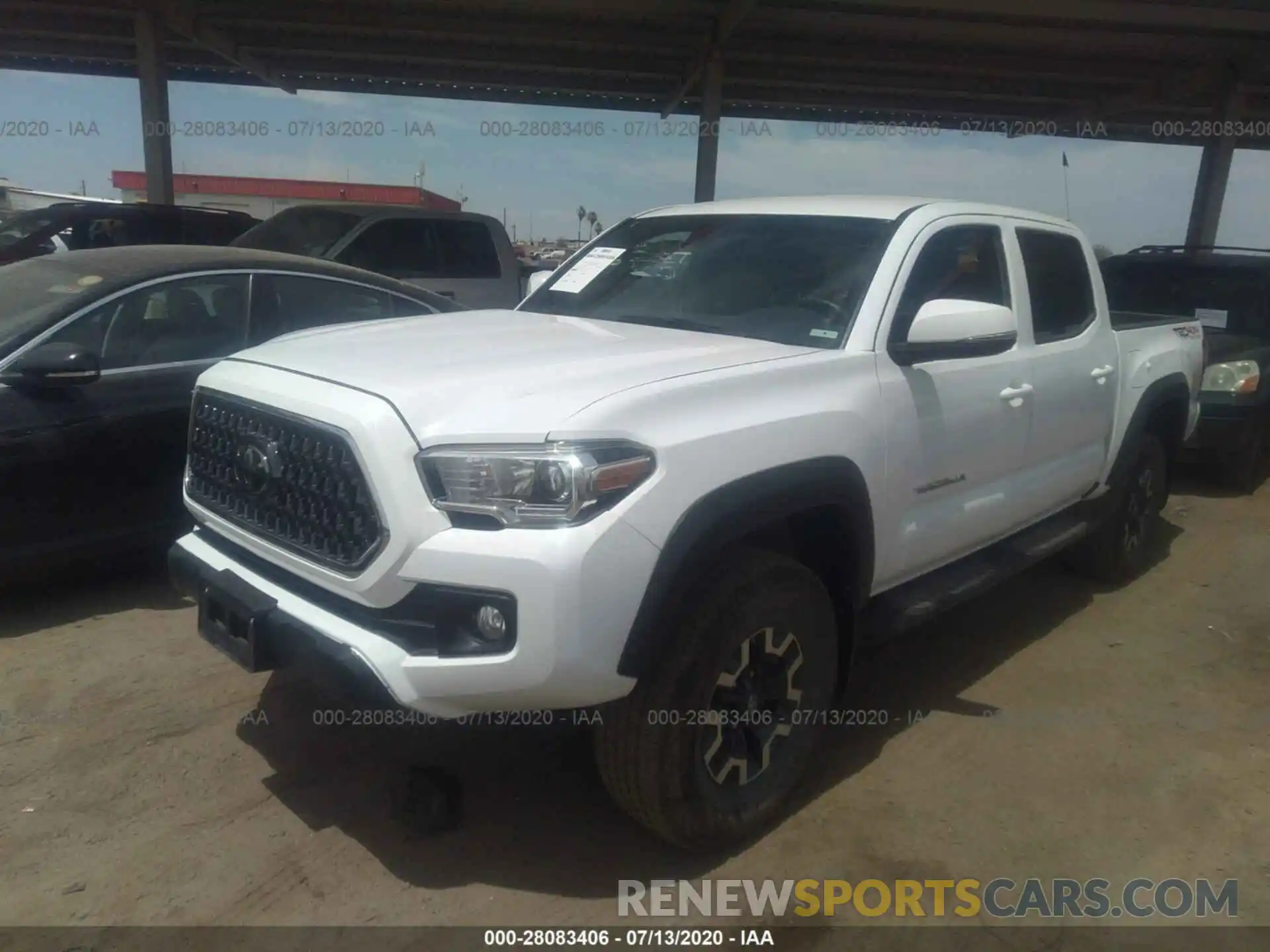 2 Photograph of a damaged car 3TMCZ5ANXKM200815 TOYOTA TACOMA 2019