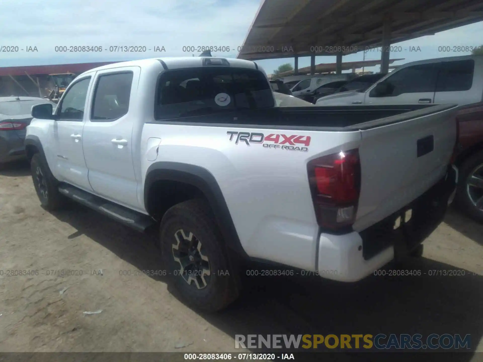 3 Photograph of a damaged car 3TMCZ5ANXKM200815 TOYOTA TACOMA 2019