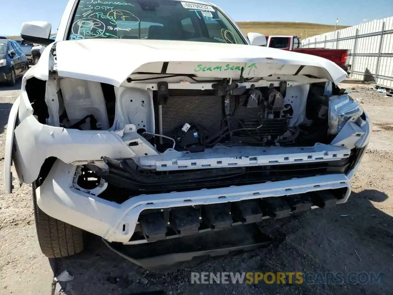 9 Photograph of a damaged car 3TMCZ5ANXKM213886 TOYOTA TACOMA 2019