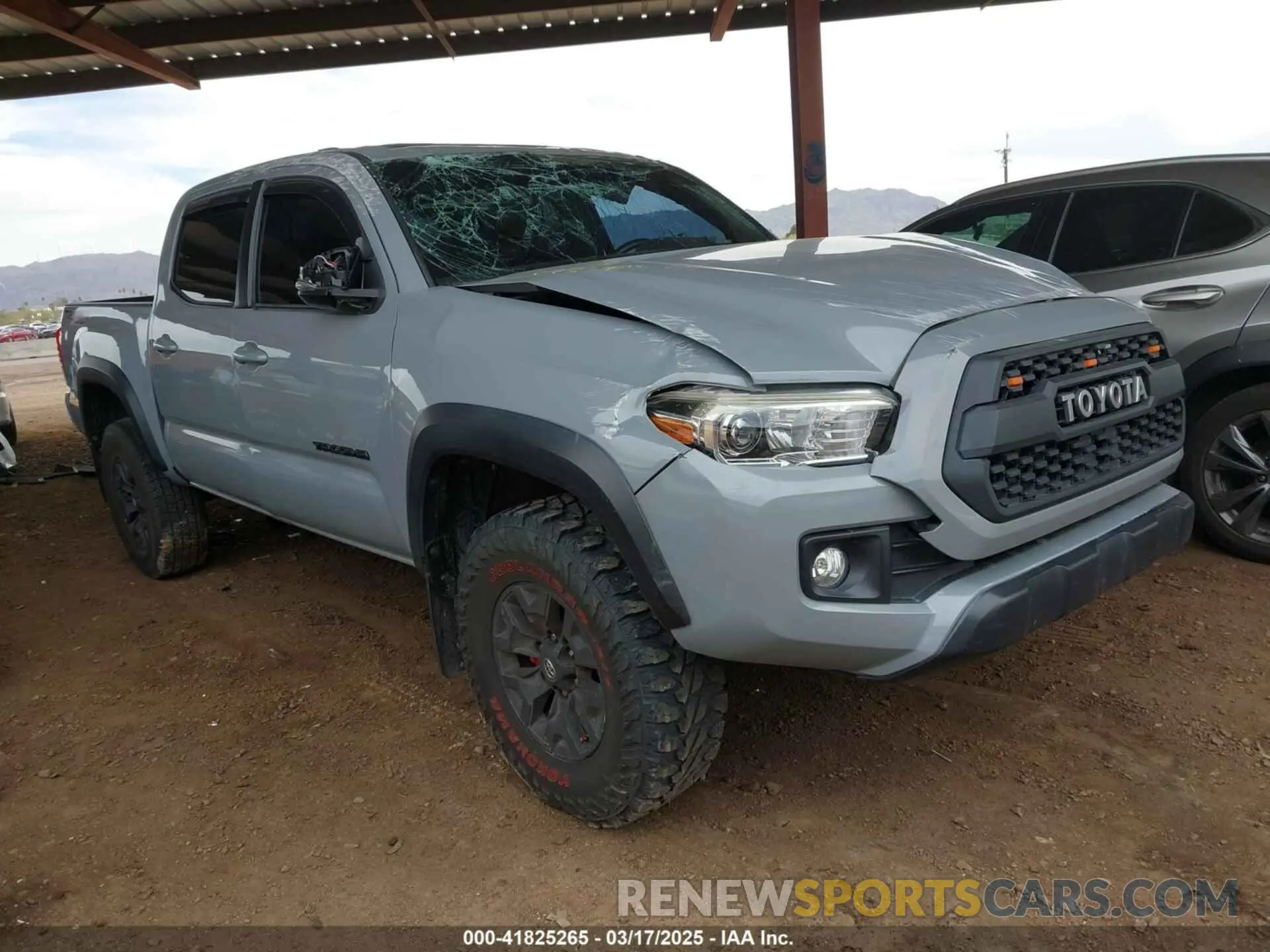 1 Photograph of a damaged car 3TMCZ5ANXKM225066 TOYOTA TACOMA 2019