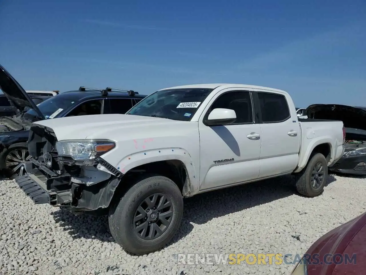 1 Photograph of a damaged car 3TMCZ5ANXKM226685 TOYOTA TACOMA 2019