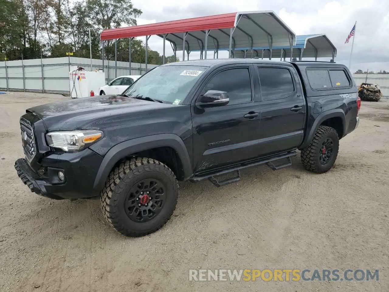 1 Photograph of a damaged car 3TMCZ5ANXKM228095 TOYOTA TACOMA 2019