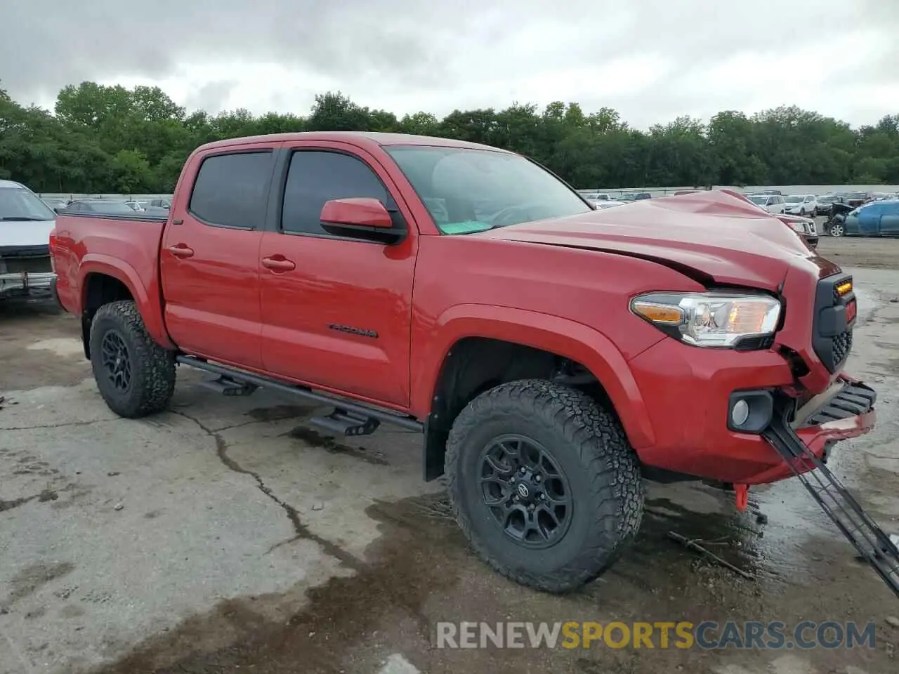 4 Photograph of a damaged car 3TMCZ5ANXKM234611 TOYOTA TACOMA 2019