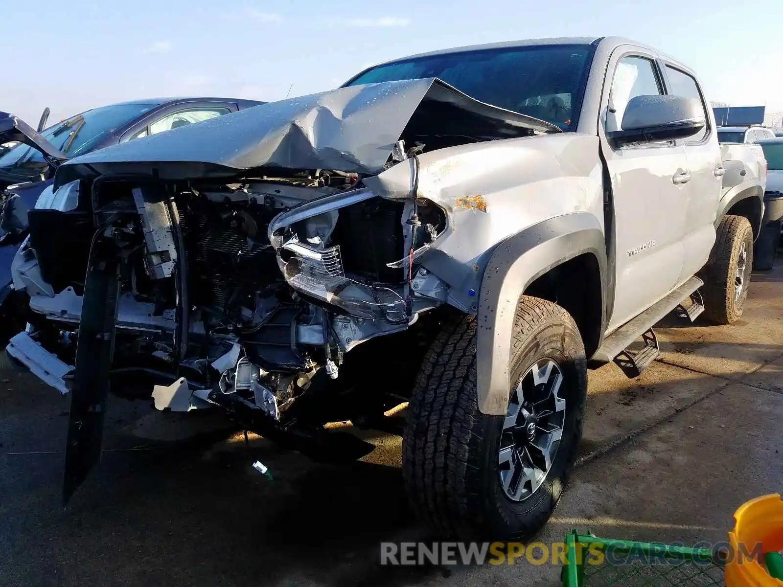 2 Photograph of a damaged car 3TMCZ5ANXKM247486 TOYOTA TACOMA 2019