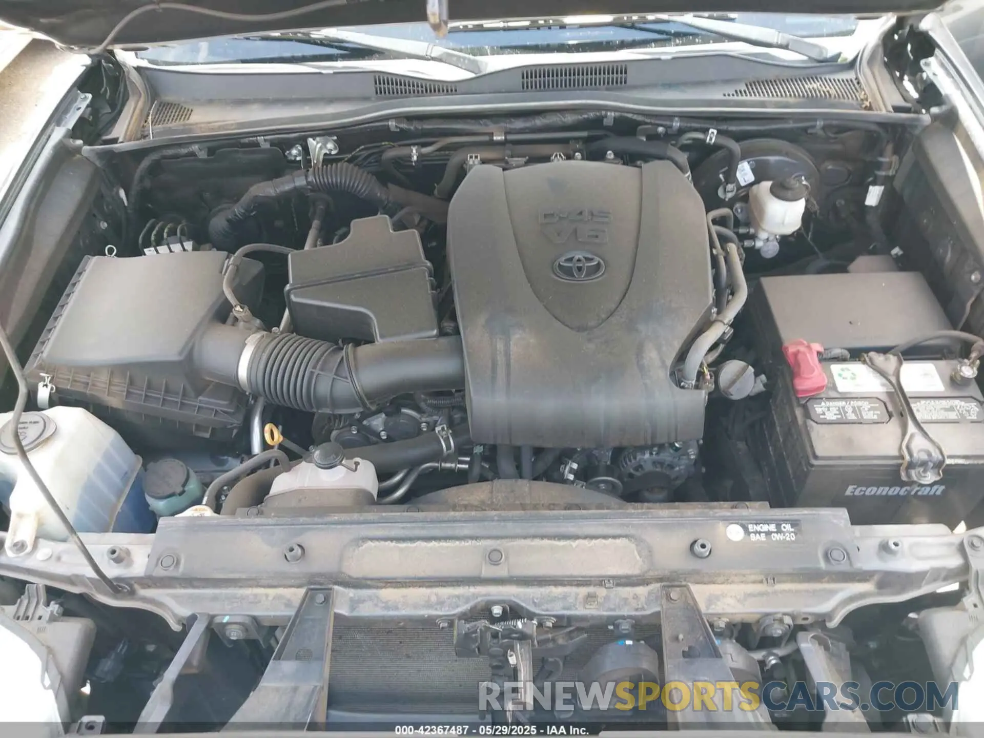 10 Photograph of a damaged car 3TMCZ5ANXKM251084 TOYOTA TACOMA 2019