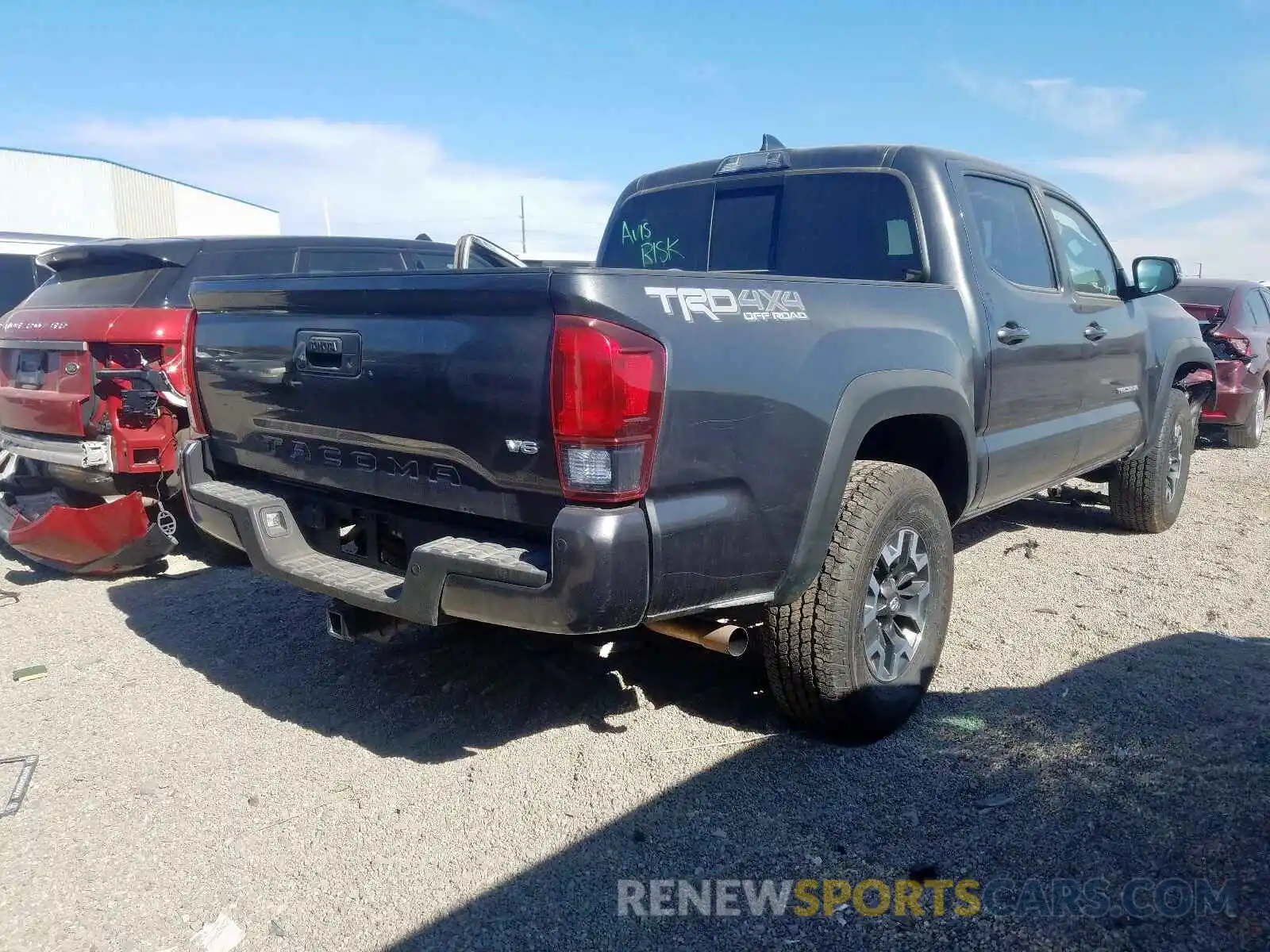 4 Photograph of a damaged car 3TMCZ5ANXKM256835 TOYOTA TACOMA 2019