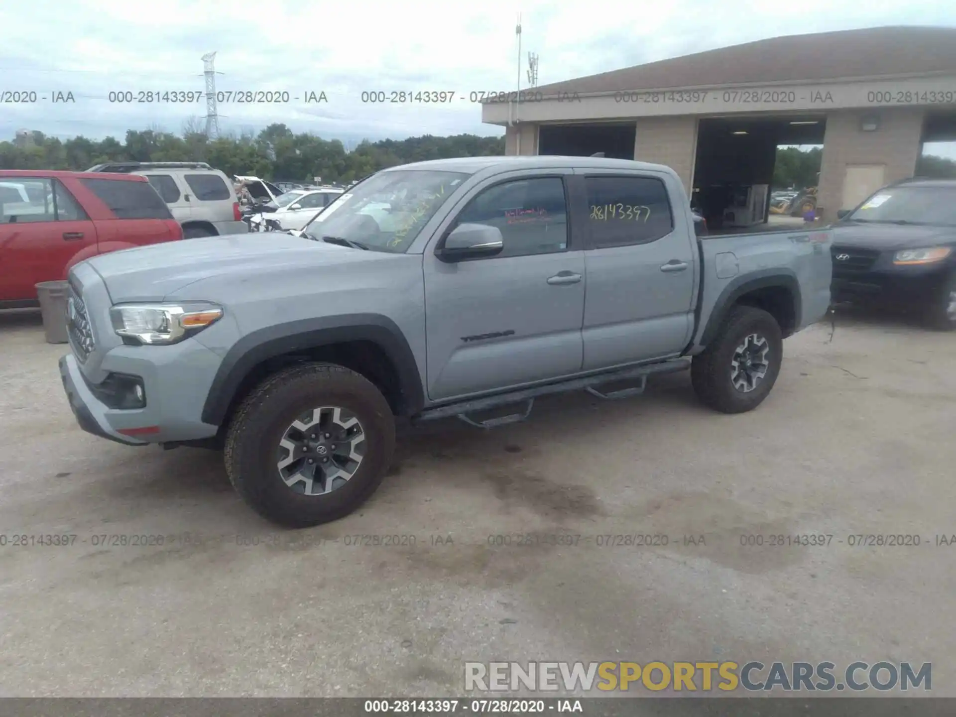 2 Photograph of a damaged car 3TMCZ5ANXKM258049 TOYOTA TACOMA 2019