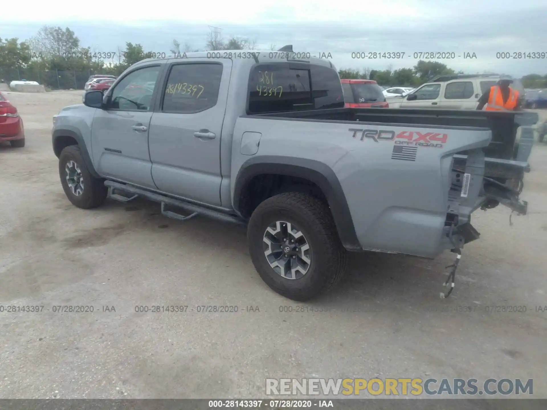 3 Photograph of a damaged car 3TMCZ5ANXKM258049 TOYOTA TACOMA 2019