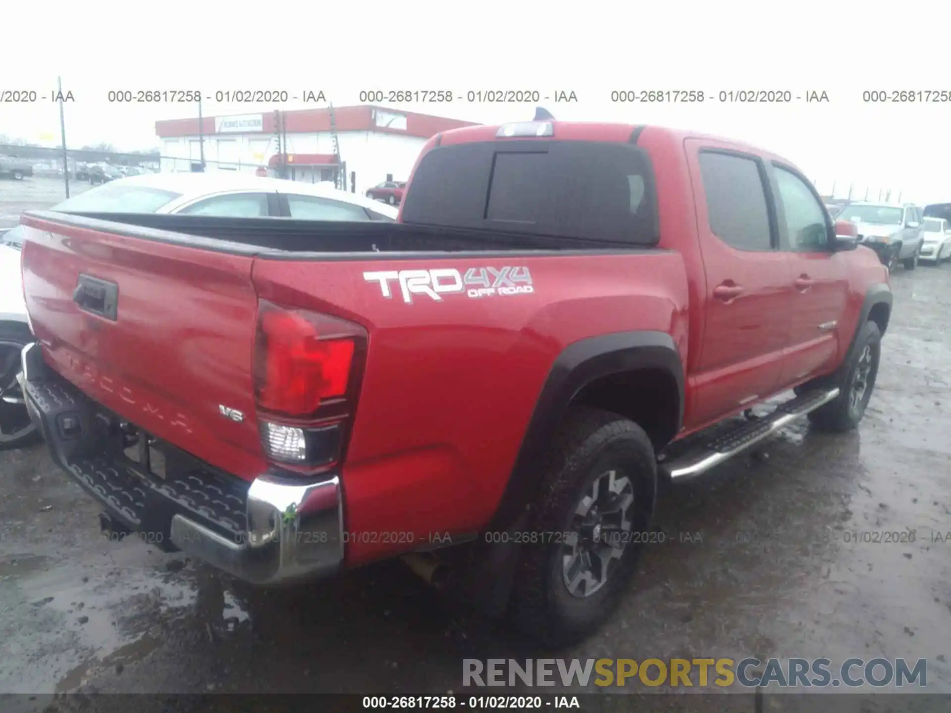 4 Photograph of a damaged car 3TMCZ5ANXKM266054 TOYOTA TACOMA 2019