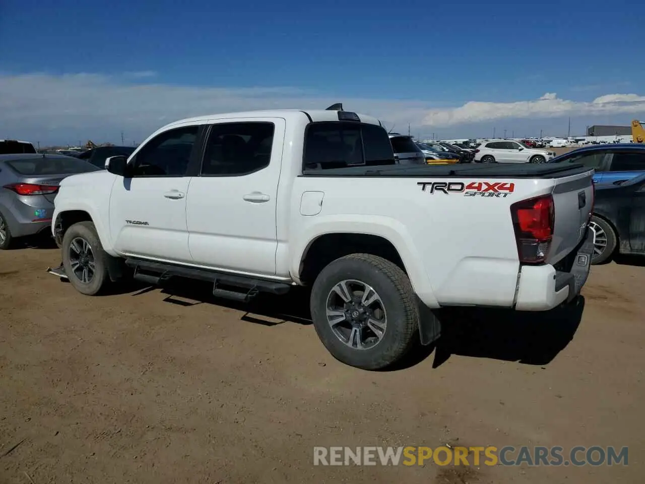 2 Photograph of a damaged car 3TMCZ5ANXKM266801 TOYOTA TACOMA 2019