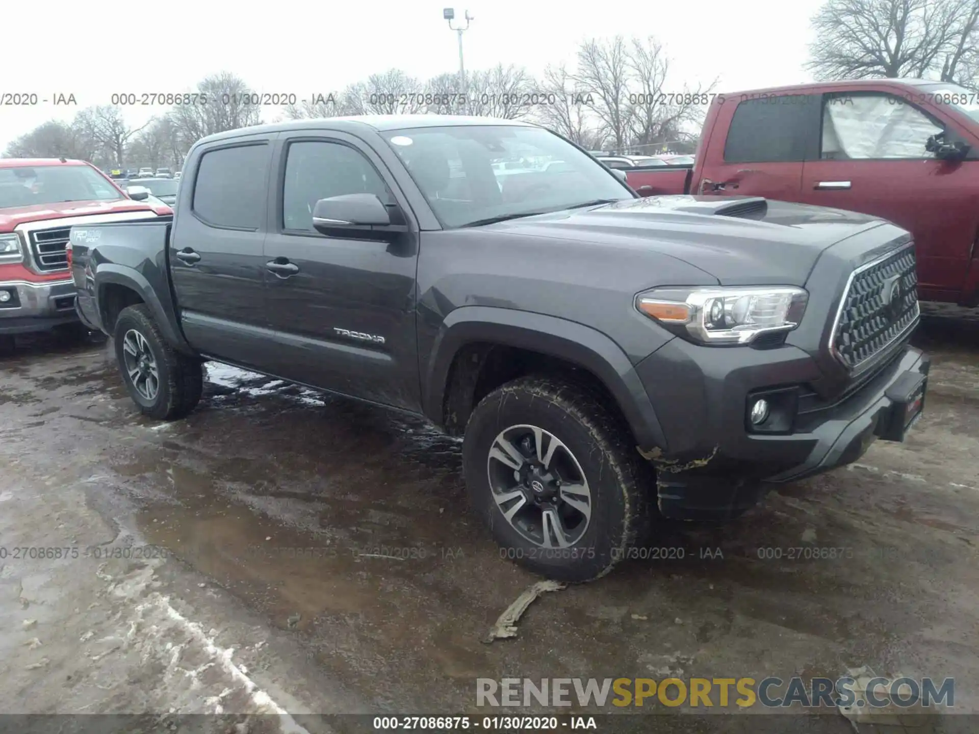 1 Photograph of a damaged car 3TMCZ5ANXKM272114 TOYOTA TACOMA 2019