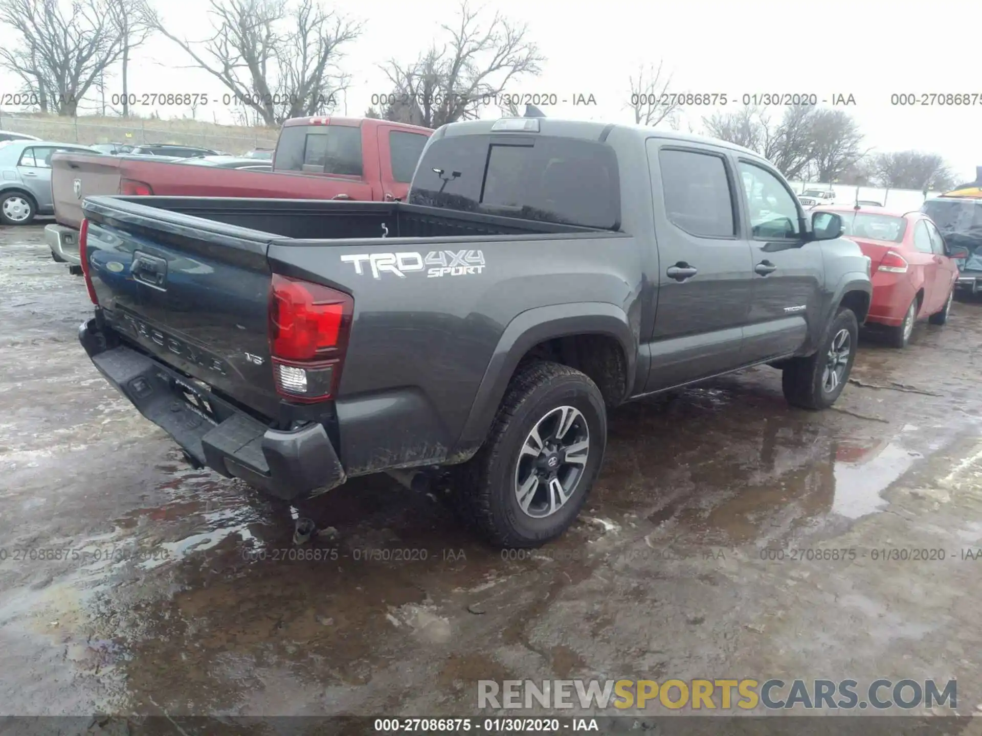 4 Photograph of a damaged car 3TMCZ5ANXKM272114 TOYOTA TACOMA 2019