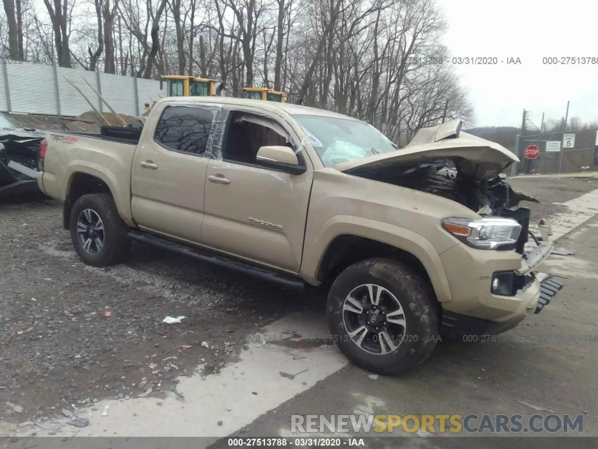 1 Photograph of a damaged car 3TMCZ5ANXKM275806 TOYOTA TACOMA 2019