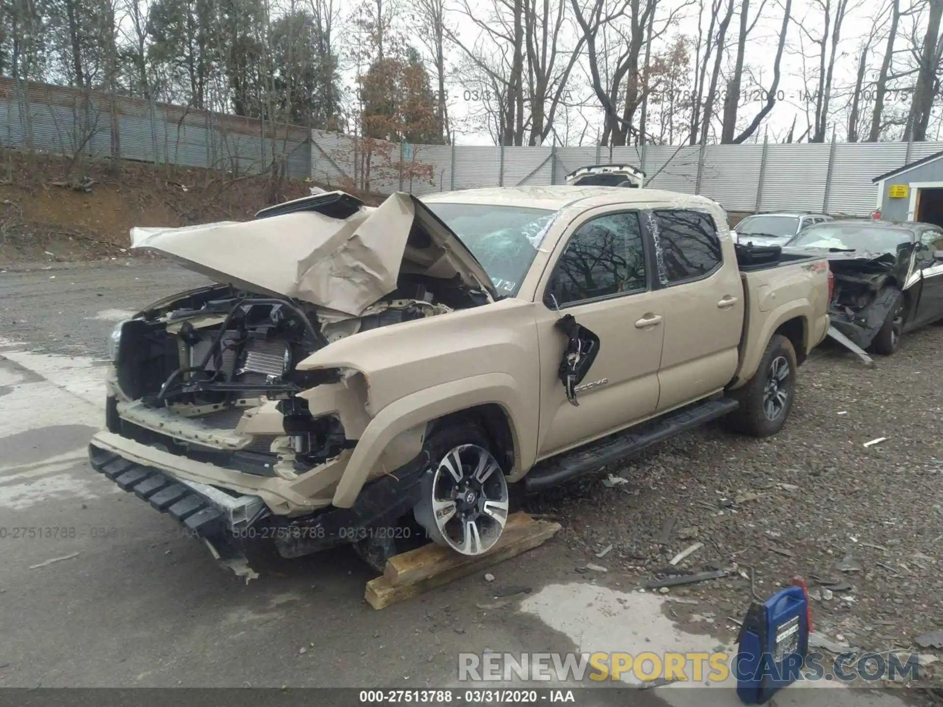 2 Photograph of a damaged car 3TMCZ5ANXKM275806 TOYOTA TACOMA 2019