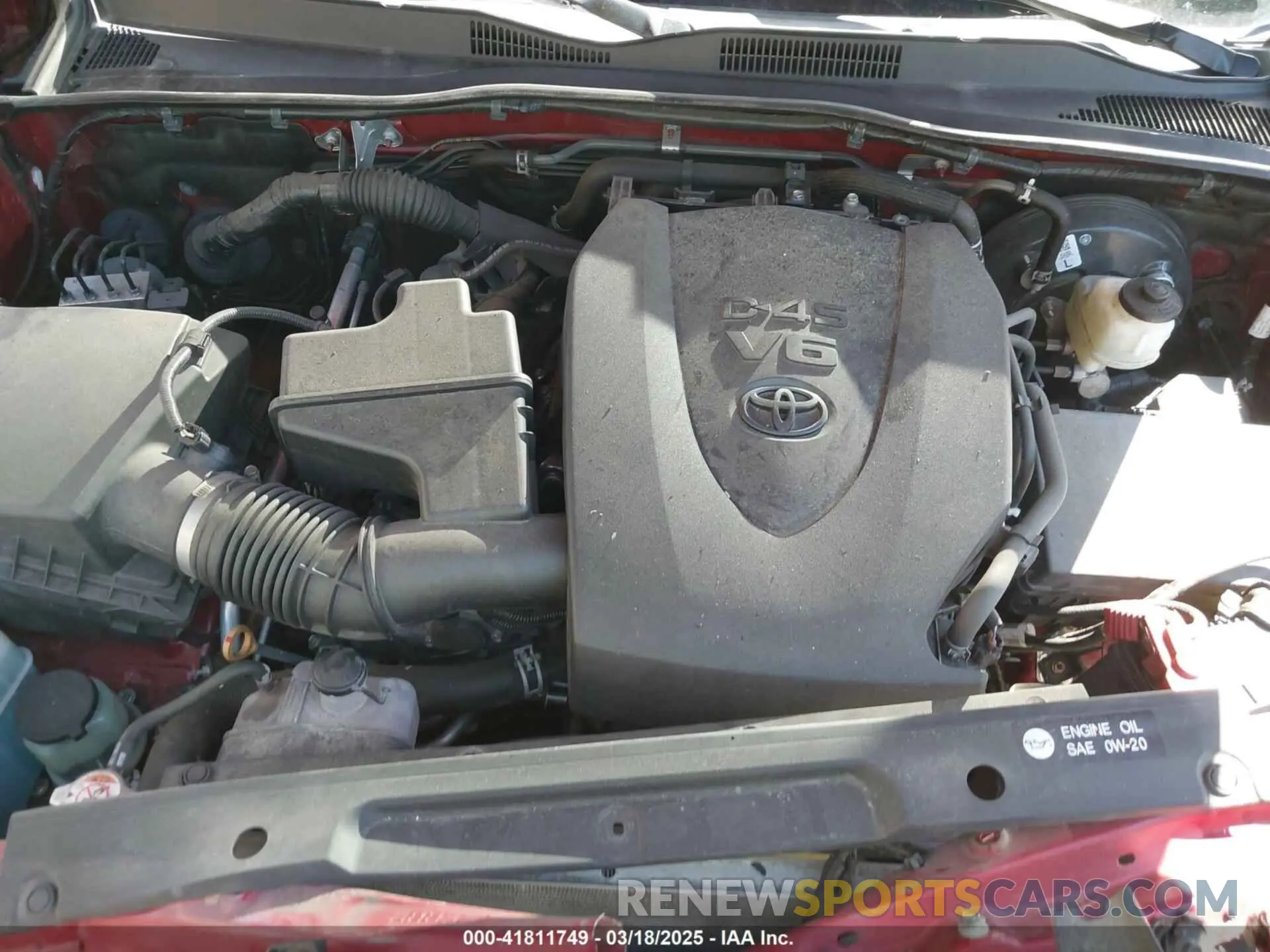 10 Photograph of a damaged car 3TMCZ5ANXKM279726 TOYOTA TACOMA 2019