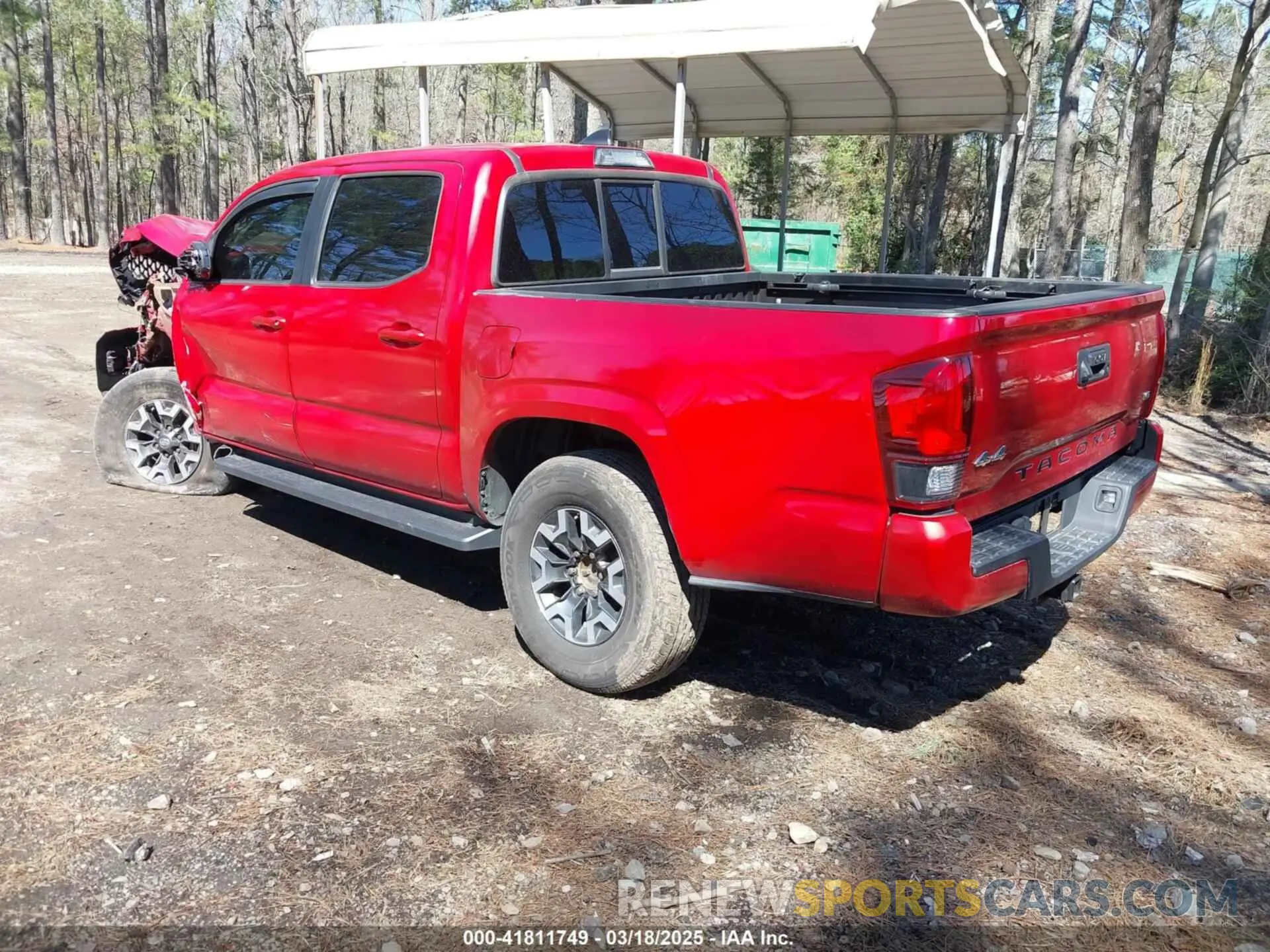 3 Photograph of a damaged car 3TMCZ5ANXKM279726 TOYOTA TACOMA 2019