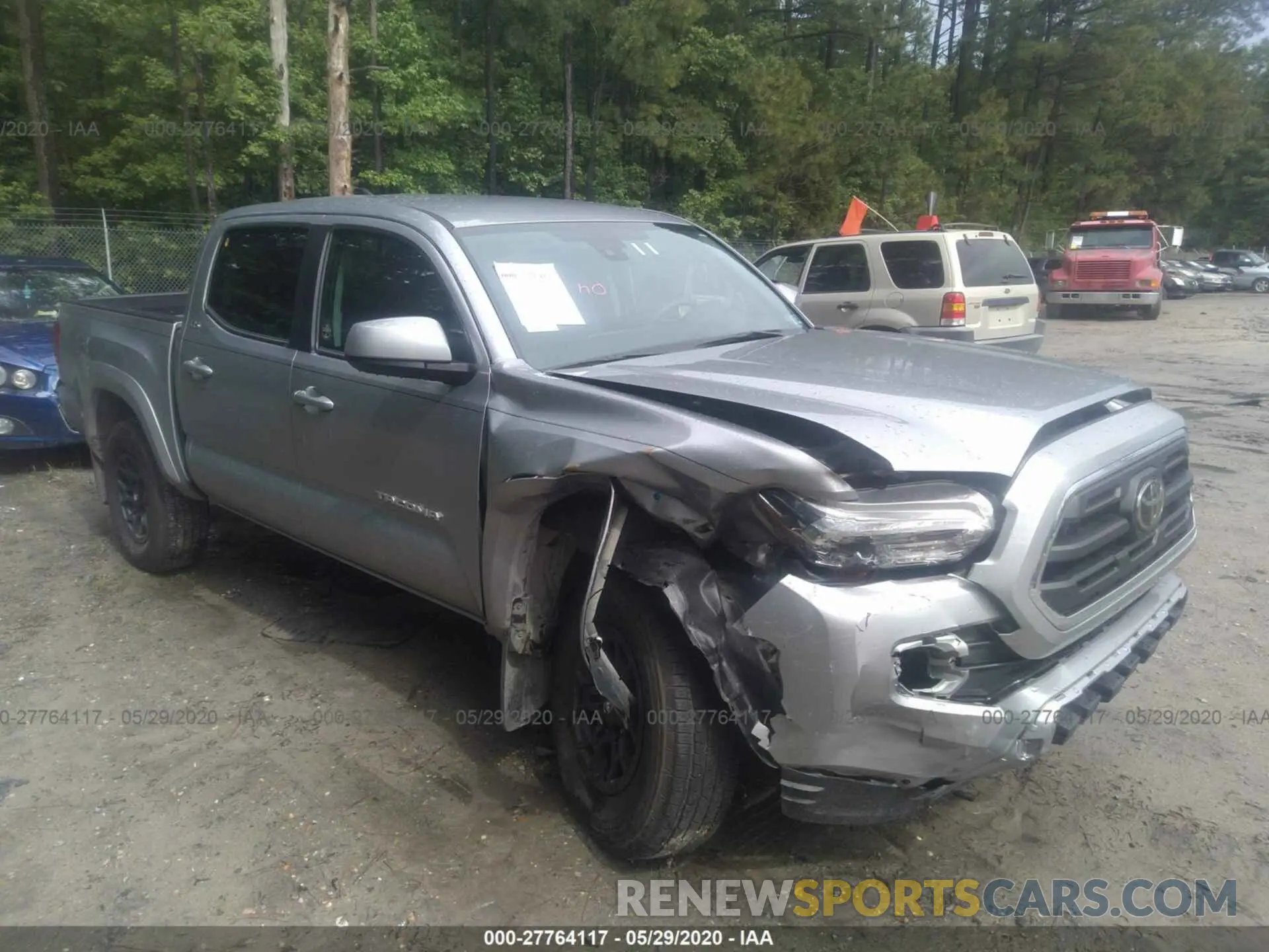 1 Photograph of a damaged car 3TMCZ5ANXKM282299 TOYOTA TACOMA 2019