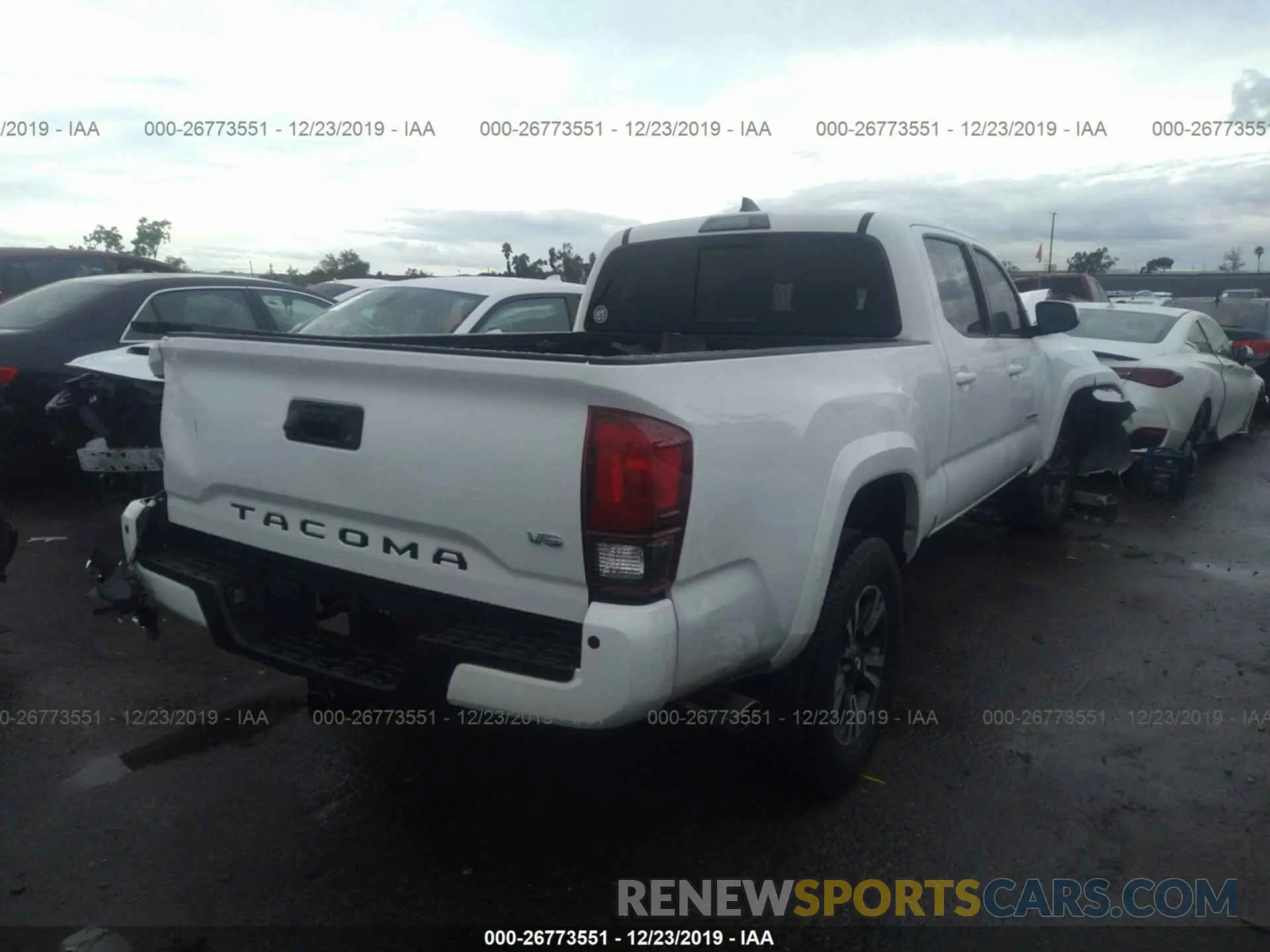 4 Photograph of a damaged car 3TMDZ5BN0KM067369 TOYOTA TACOMA 2019