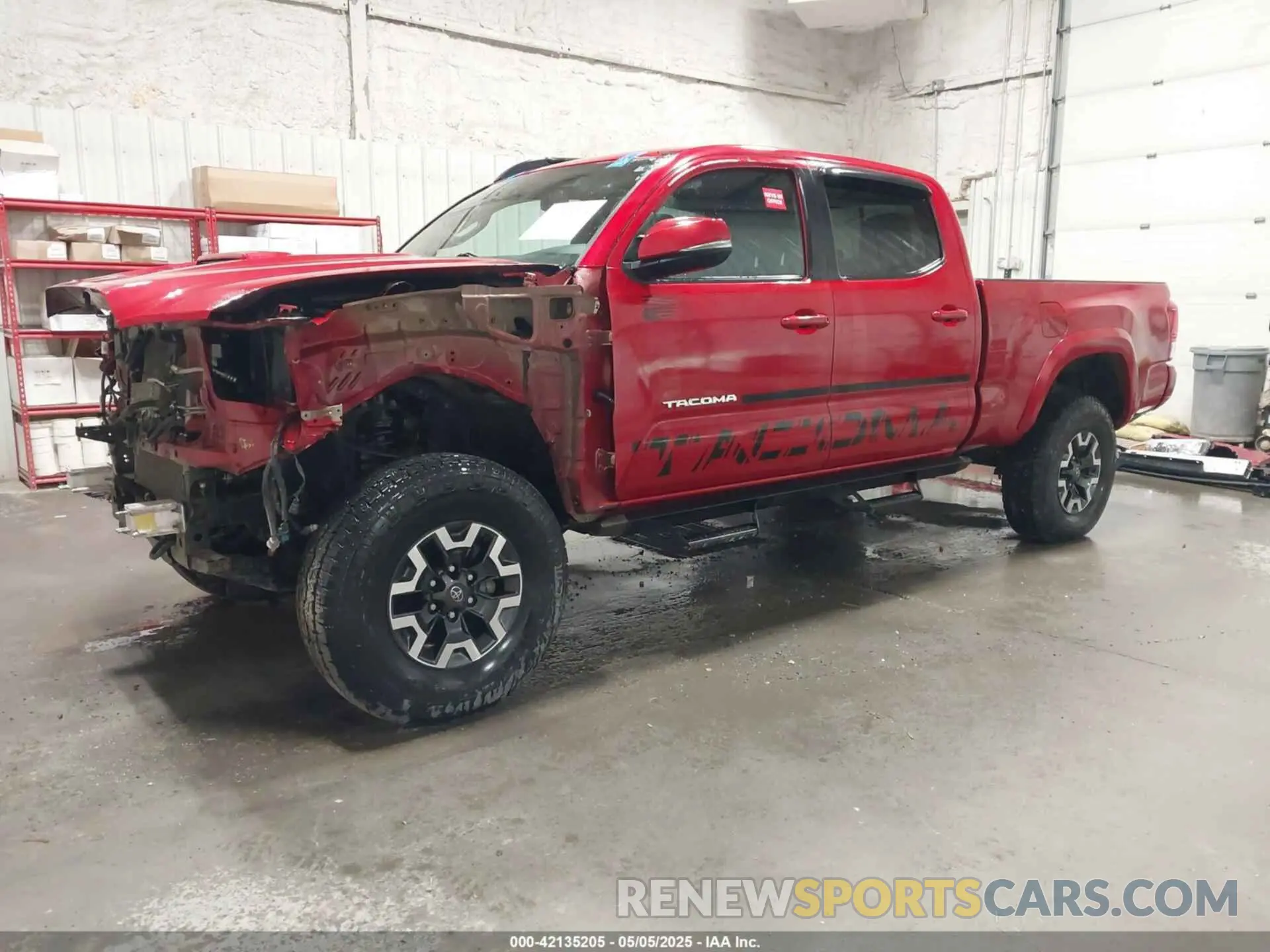 2 Photograph of a damaged car 3TMDZ5BN0KM076850 TOYOTA TACOMA 2019