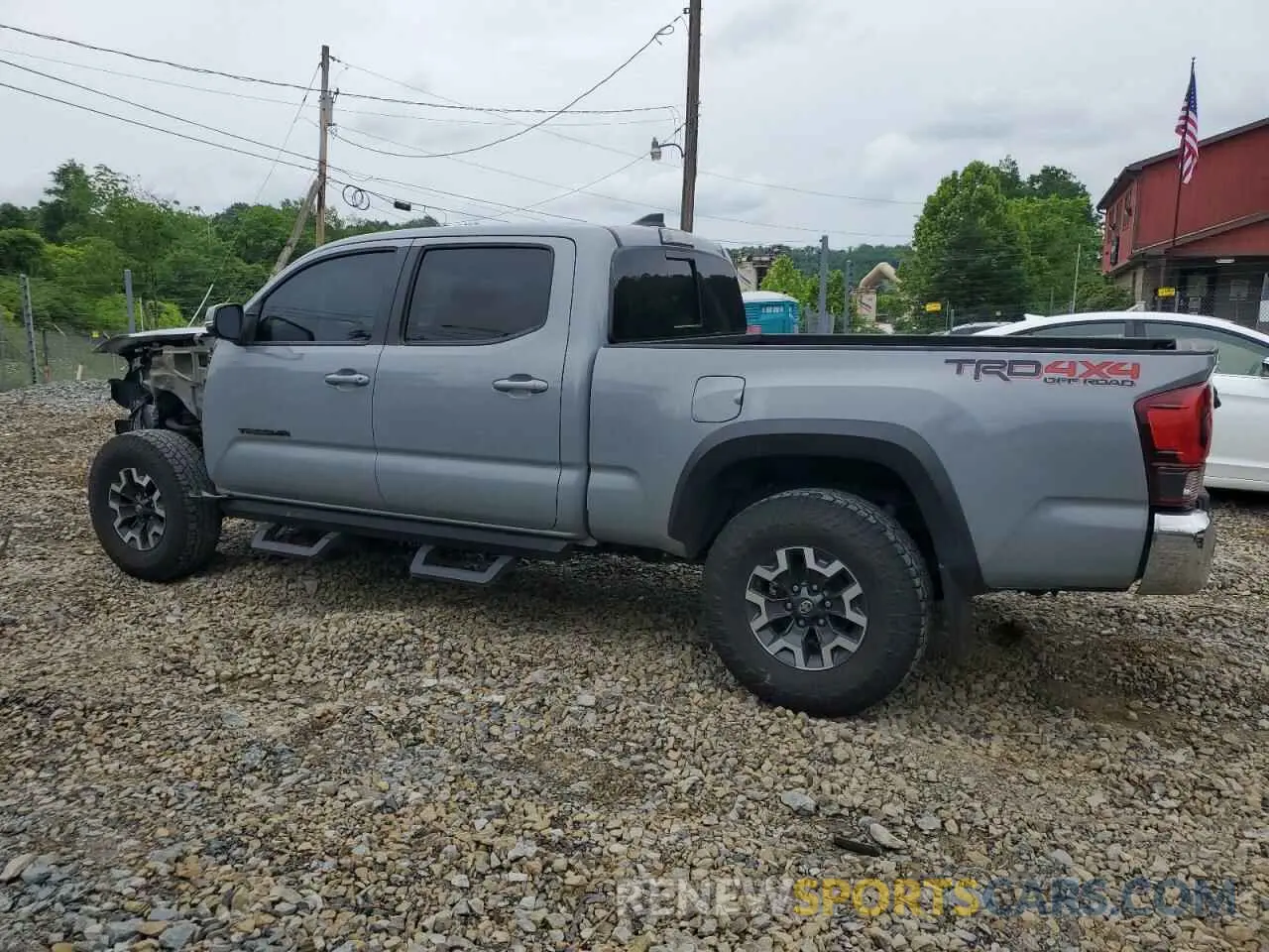 2 Photograph of a damaged car 3TMDZ5BN0KM078596 TOYOTA TACOMA 2019