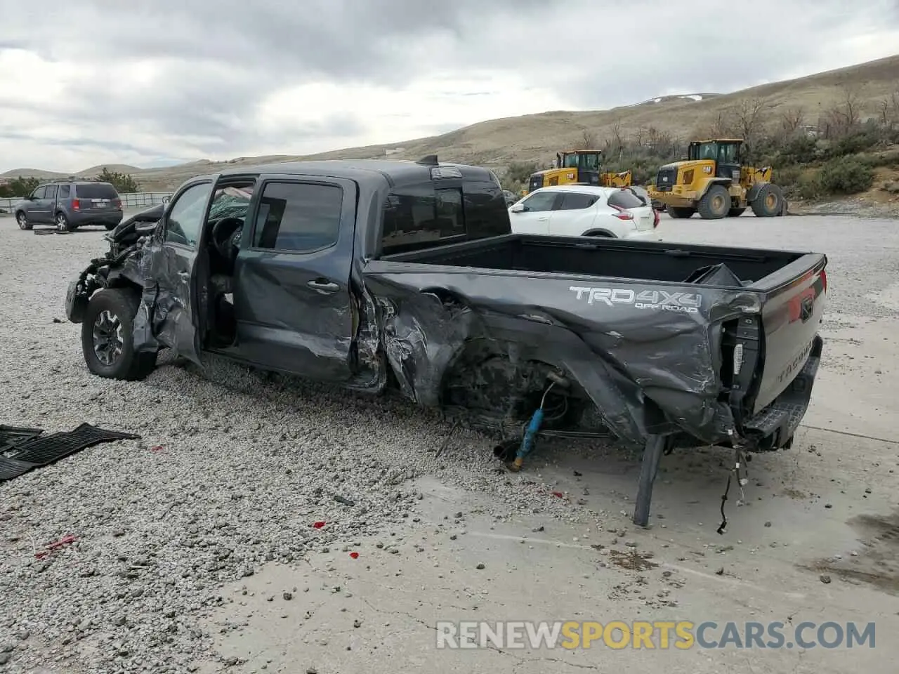 2 Photograph of a damaged car 3TMDZ5BN1KM057823 TOYOTA TACOMA 2019