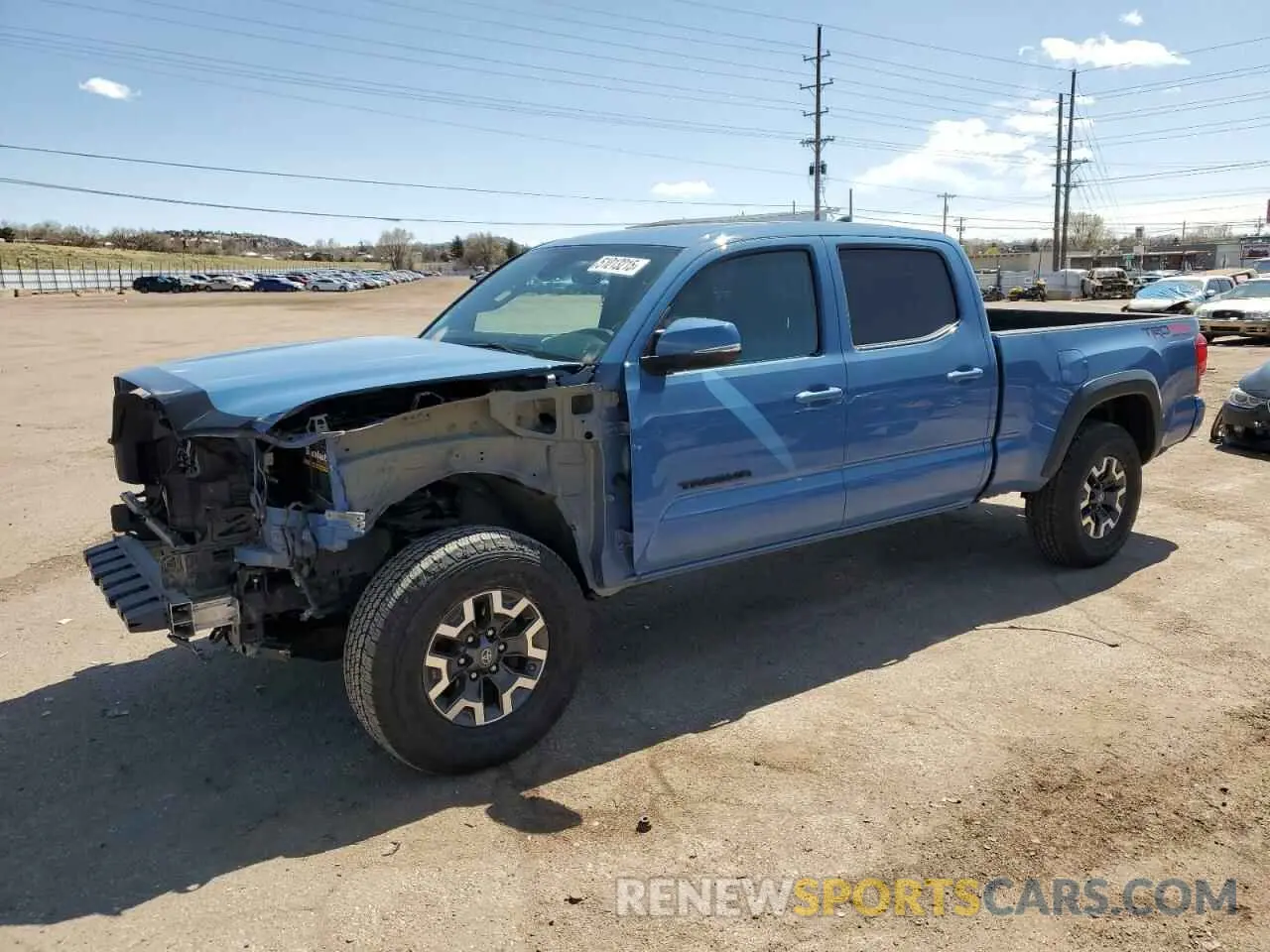 1 Photograph of a damaged car 3TMDZ5BN2KM057457 TOYOTA TACOMA 2019