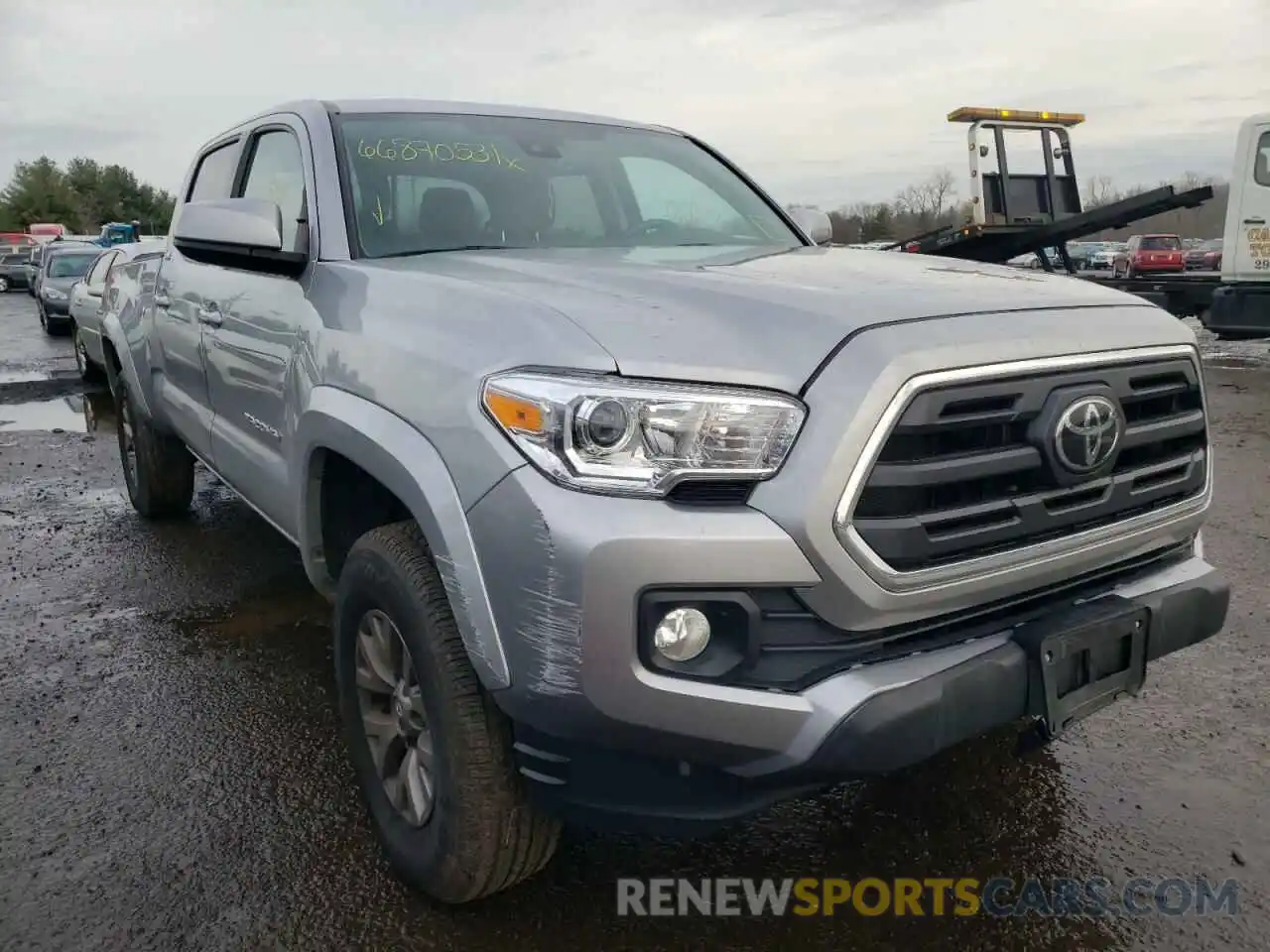 1 Photograph of a damaged car 3TMDZ5BN2KM063582 TOYOTA TACOMA 2019