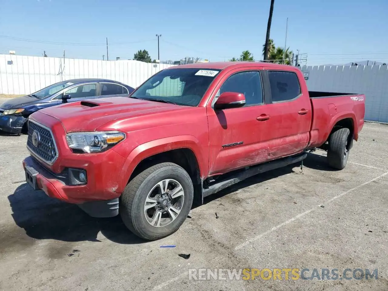 1 Photograph of a damaged car 3TMDZ5BN3KM078060 TOYOTA TACOMA 2019