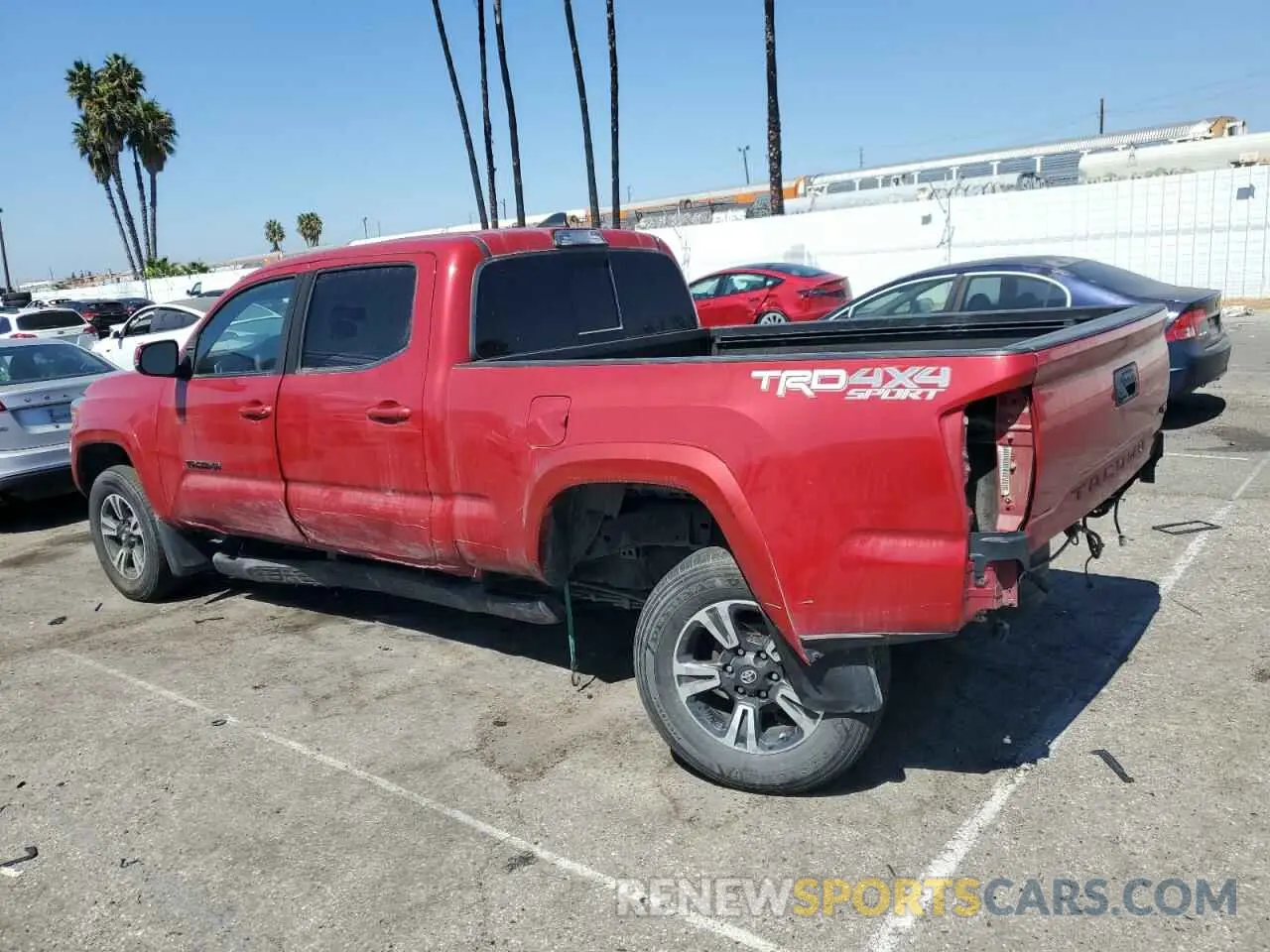 2 Photograph of a damaged car 3TMDZ5BN3KM078060 TOYOTA TACOMA 2019