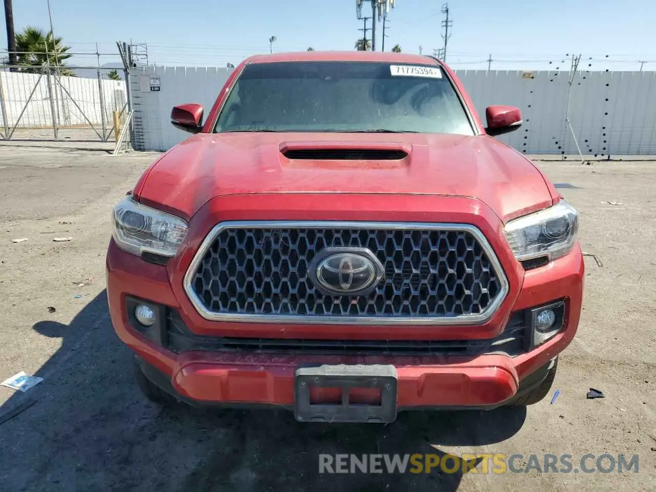 5 Photograph of a damaged car 3TMDZ5BN3KM078060 TOYOTA TACOMA 2019